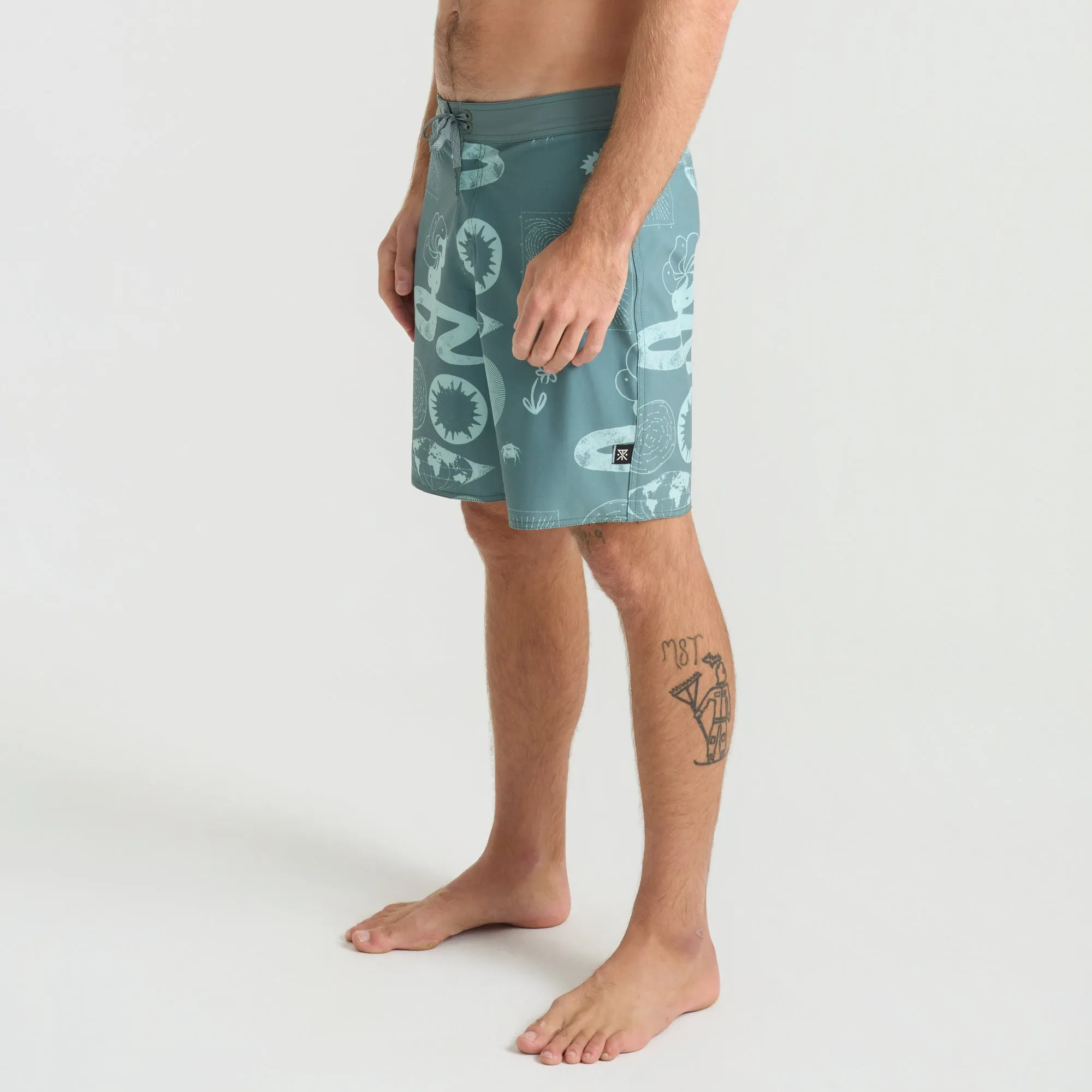 Passage Boardshorts - Slate Green sold by Roark product image thumbnail 4
