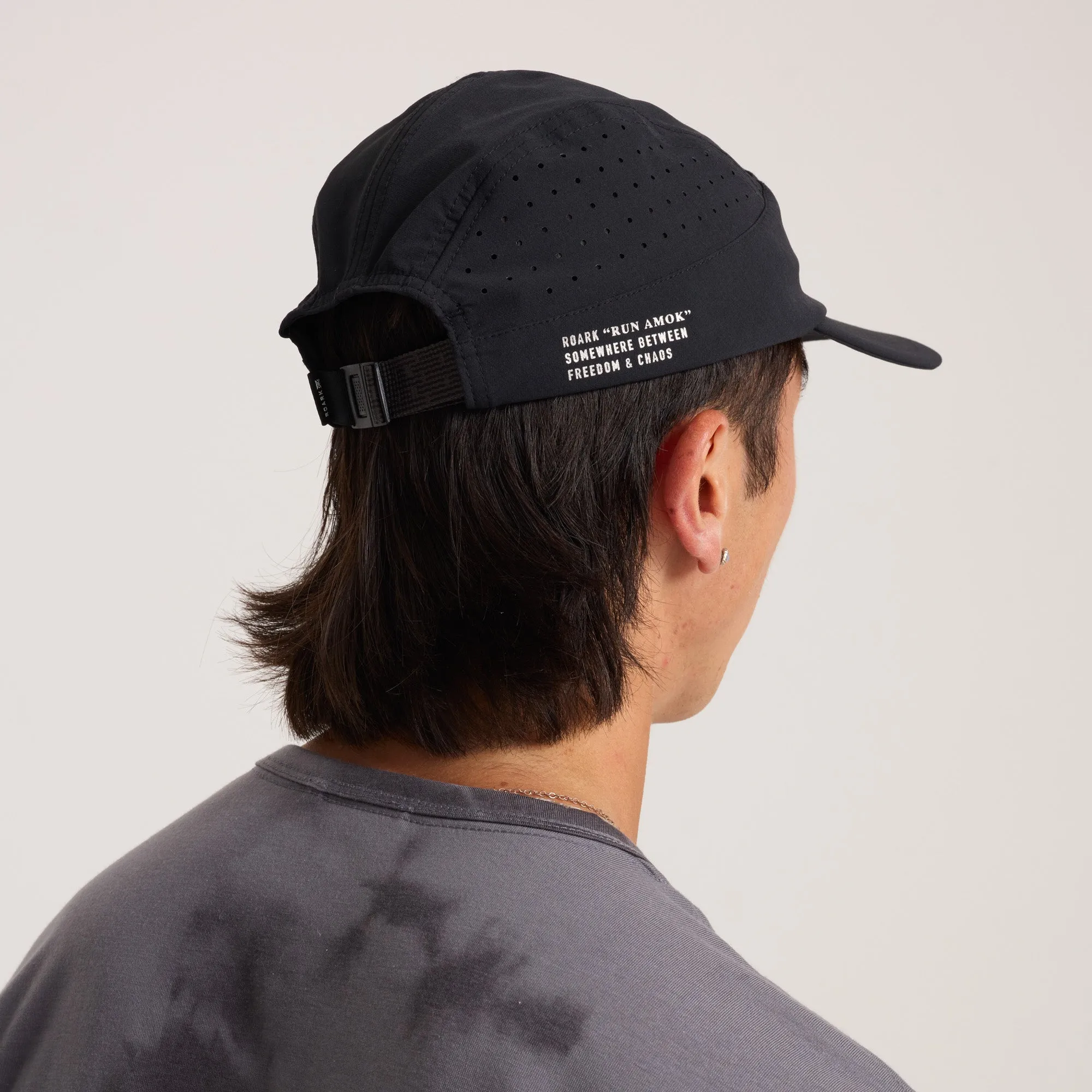 Alta Elite Run Hat Strapback Hat - Black sold by Roark product image thumbnail 5
