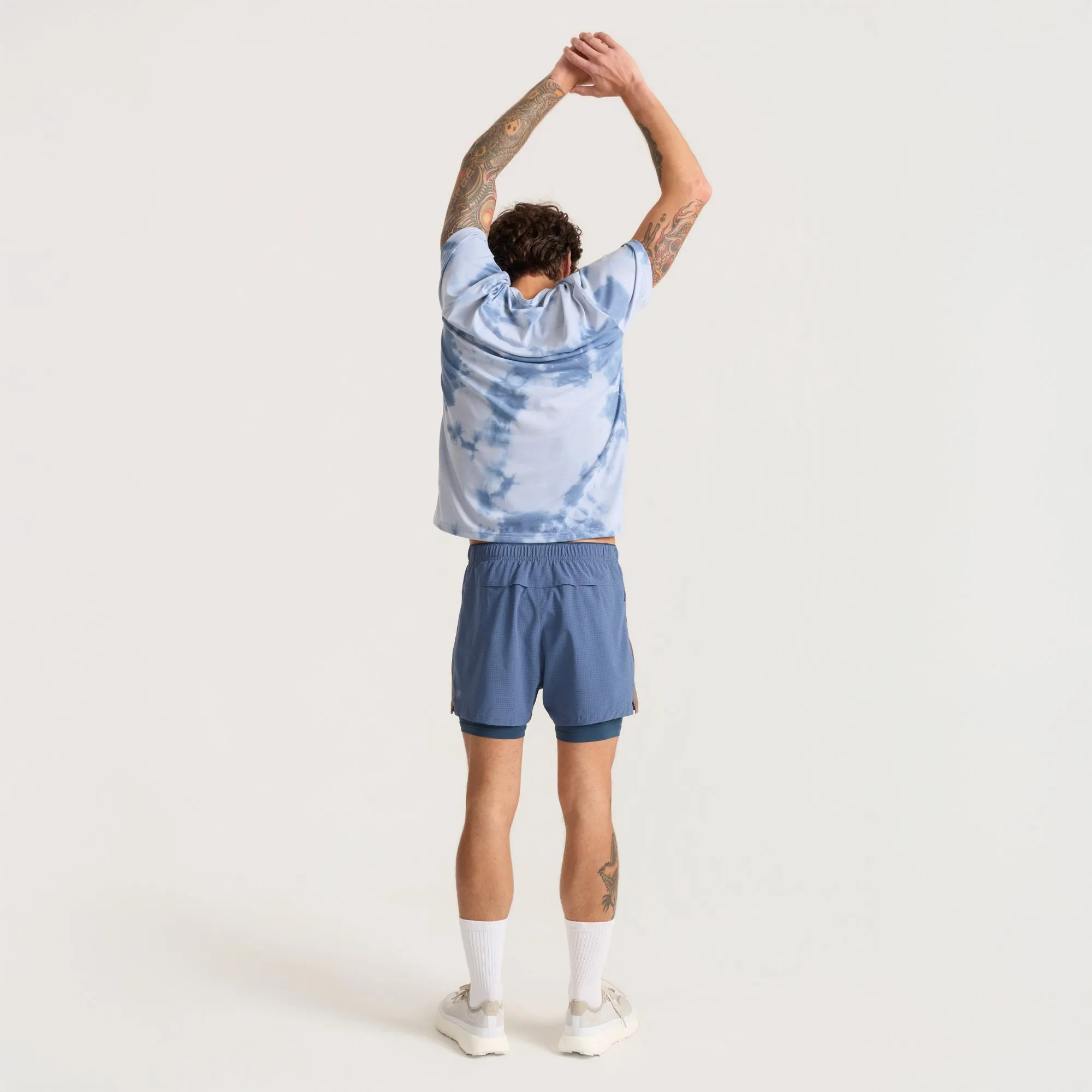 Mathis Active Tie Dye Pocket Short Sleeve Tee - Neptune Tie Dye sold by Roark product image thumbnail 5