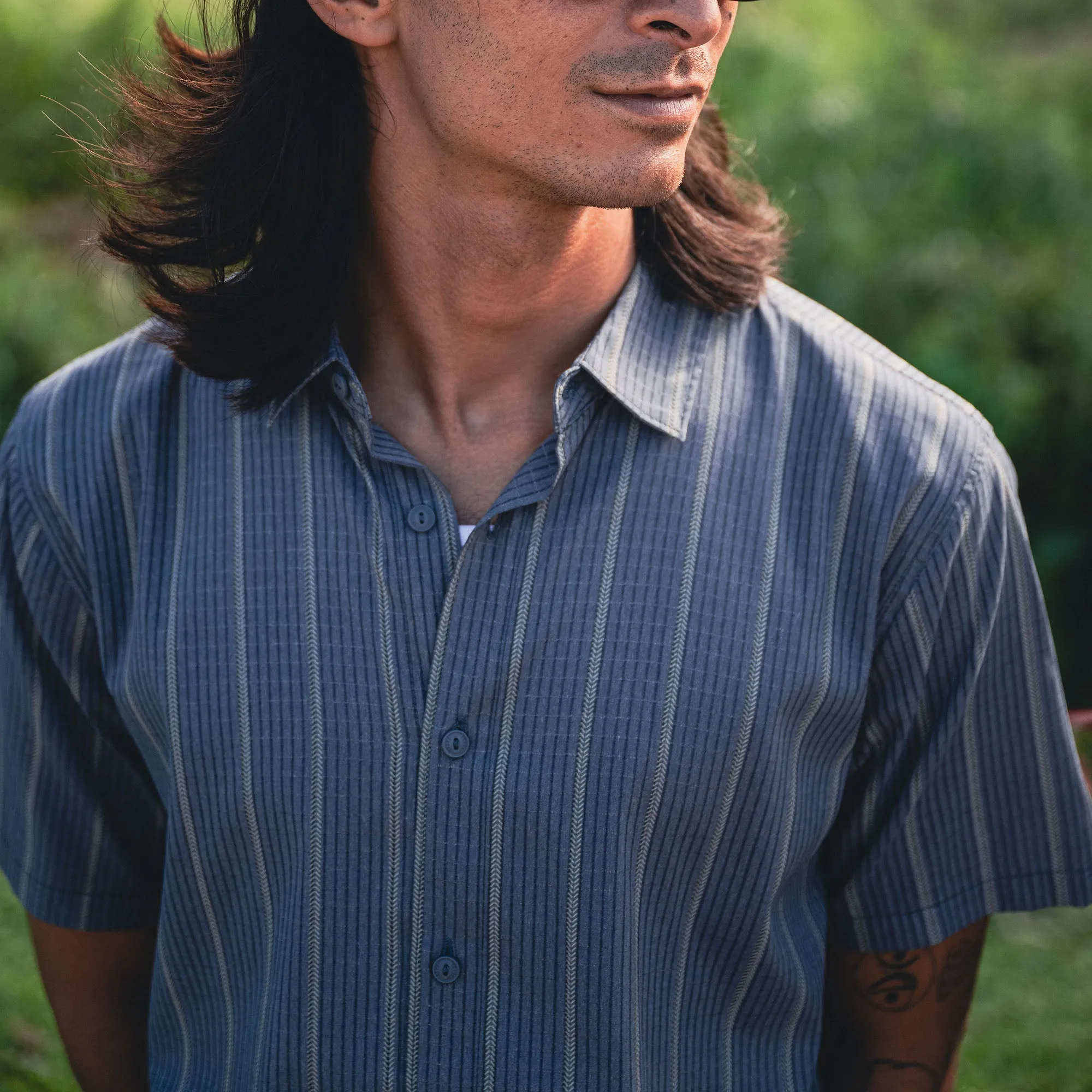 Bless Up Breathable Stretch Shirt - Neptune sold by Roark product image thumbnail 3