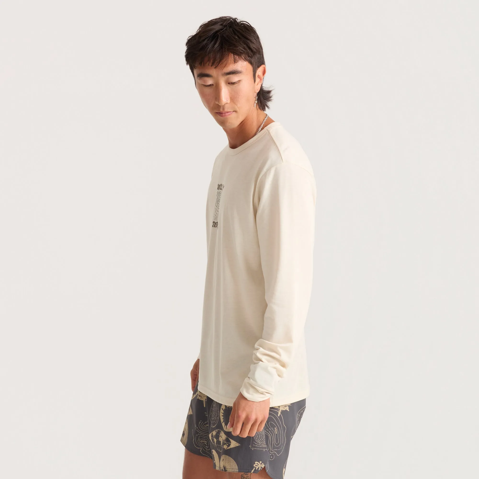 Mathis Active Long Sleeve Tee - Ivory sold by Roark product image thumbnail 5