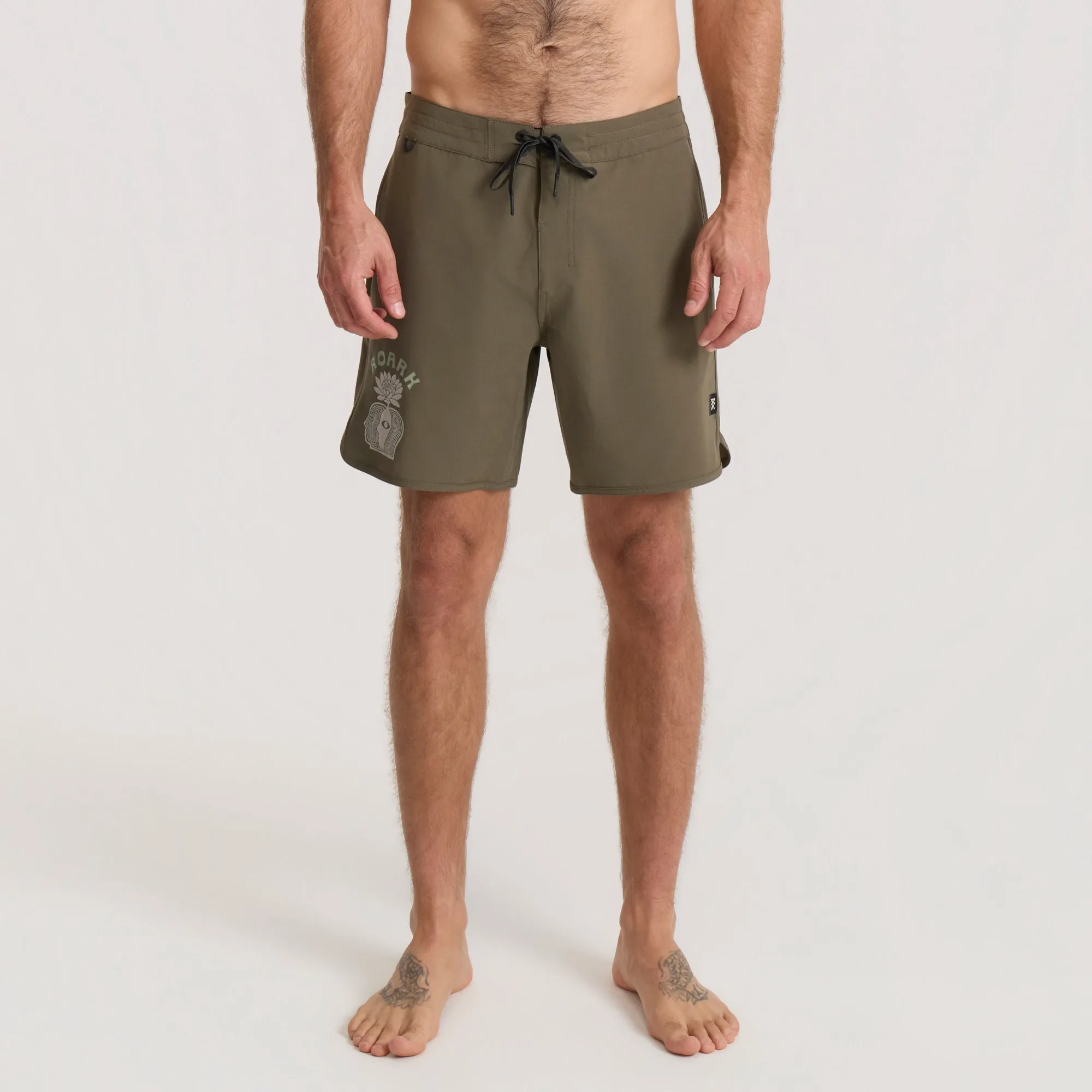 Chiller Scallop Boardshorts - Military sold by Roark product image thumbnail 2