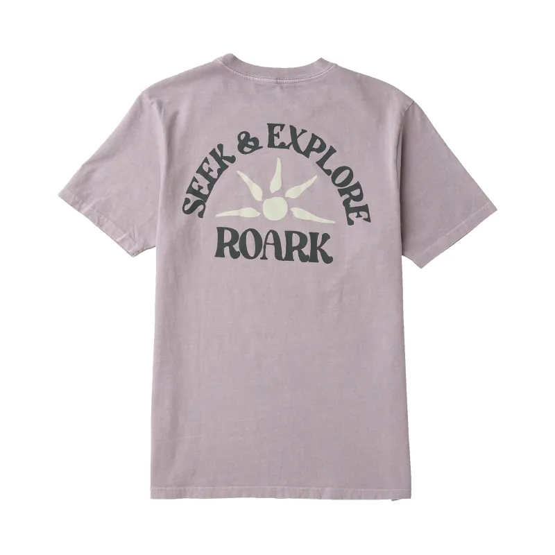 Seek & Explore Premium Tee - Dusty Lilac made by Roark