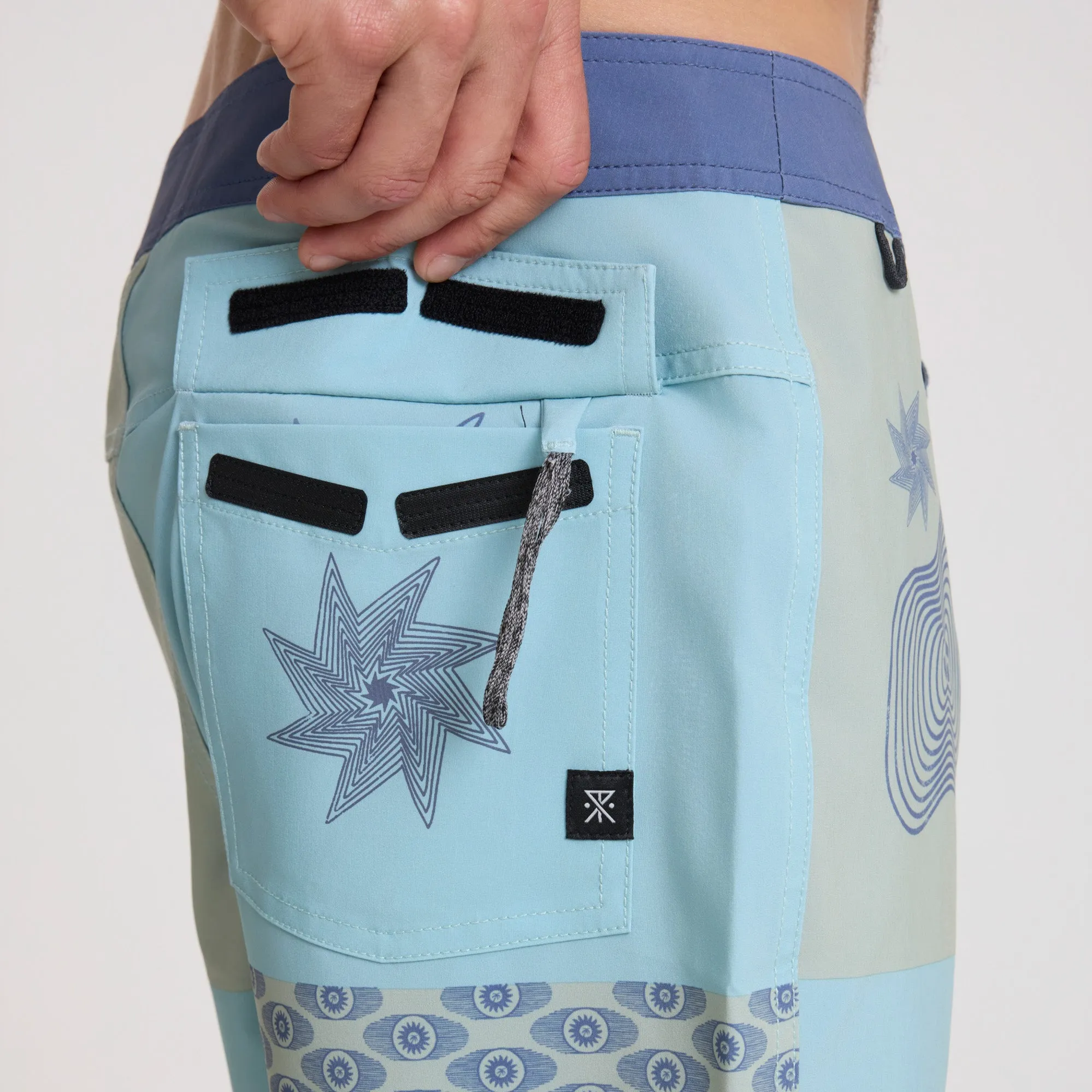Passage Boardshorts - Hazy Blue sold by Roark product image thumbnail 5