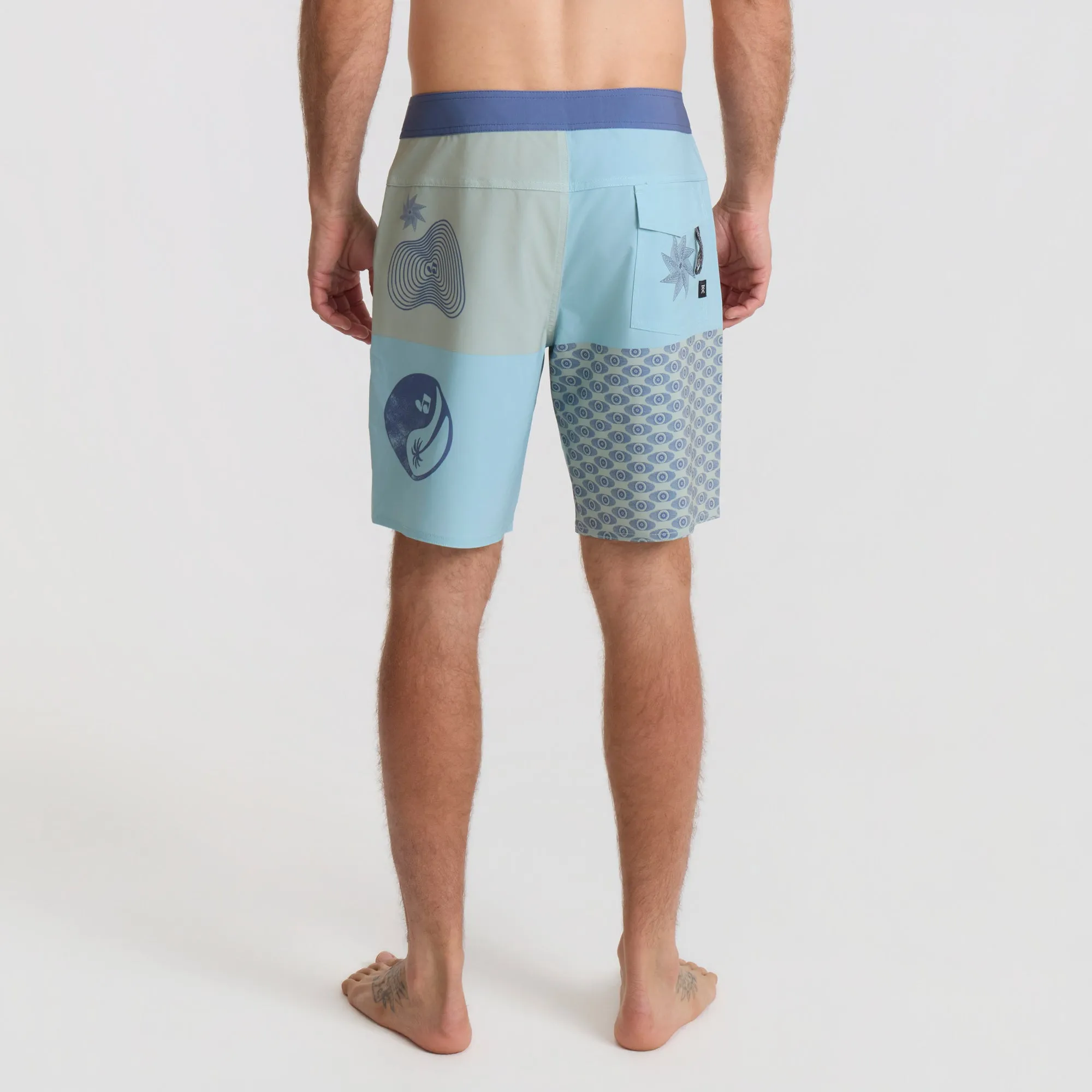Passage Boardshorts - Hazy Blue sold by Roark product image thumbnail 3
