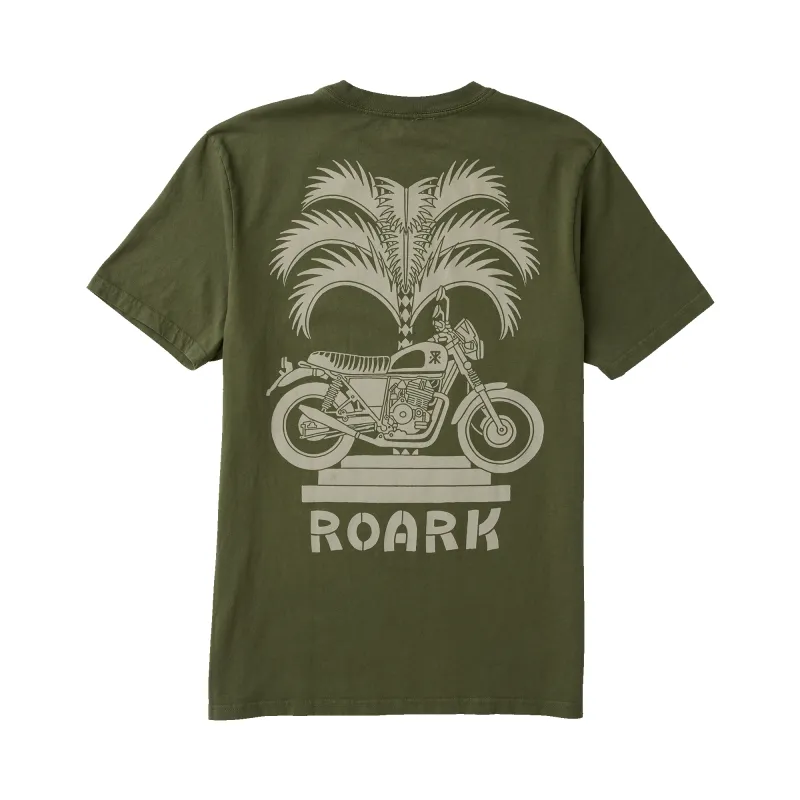 Moto Palm Premium Tee - Military made by Roark