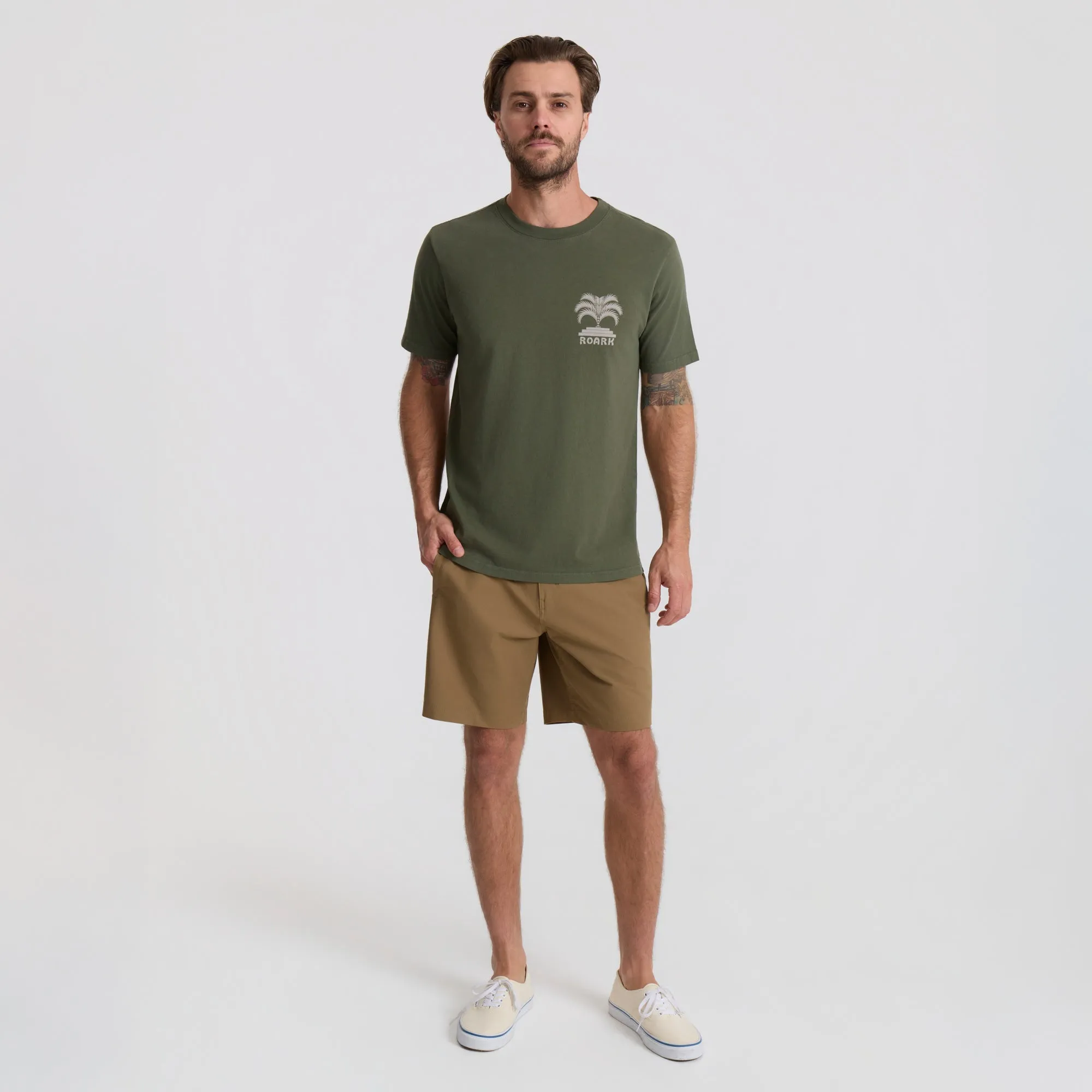 Moto Palm Premium Tee - Military sold by Roark product image thumbnail 4