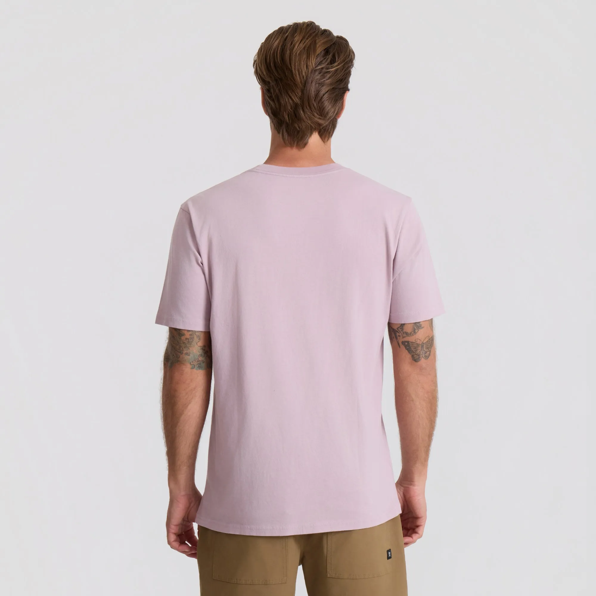 Made To Fade Short Sleeve Tee - Washed Dusty Lilac sold by Roark product image thumbnail 4