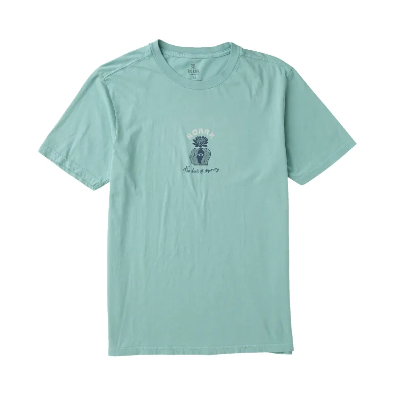 Beats Of Discovery Premium Tee - Hazy Blue made by Roark