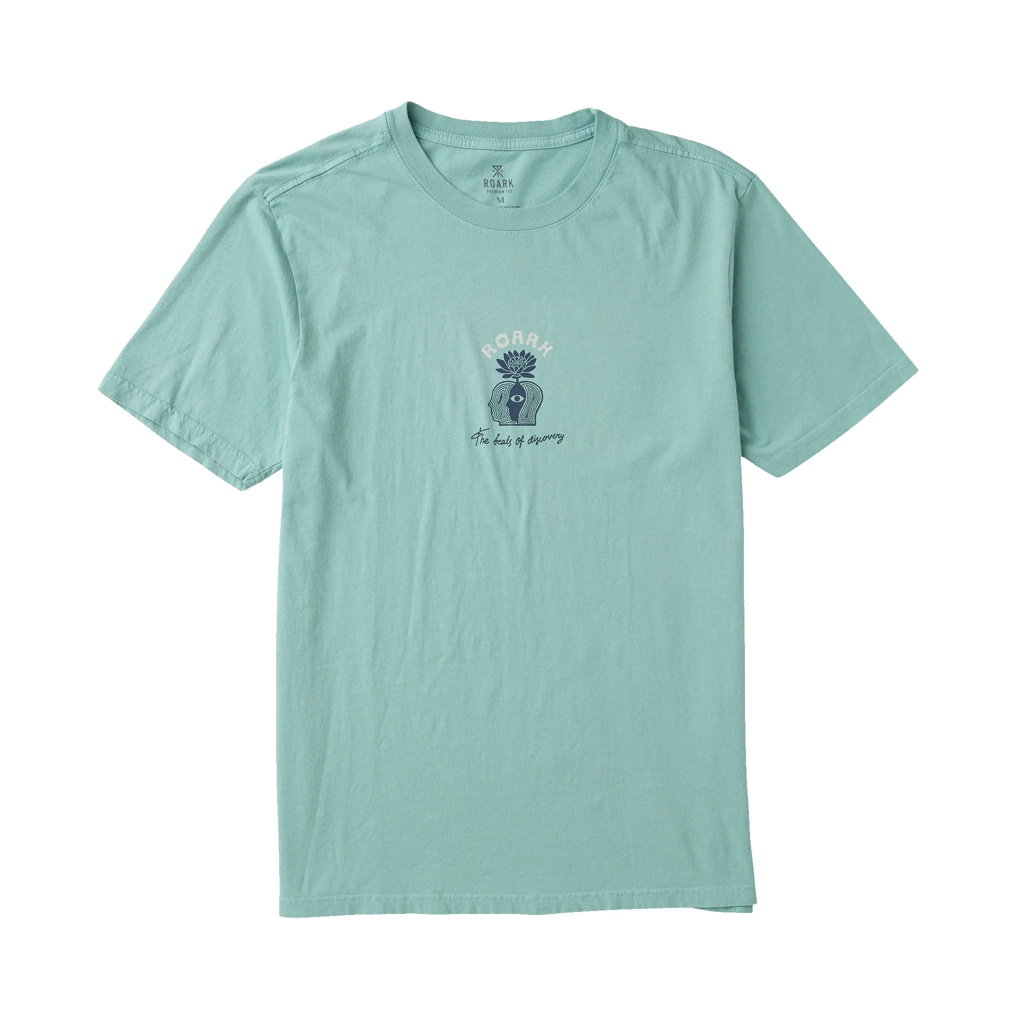 Beats Of Discovery Premium Tee - Hazy Blue sold by Roark