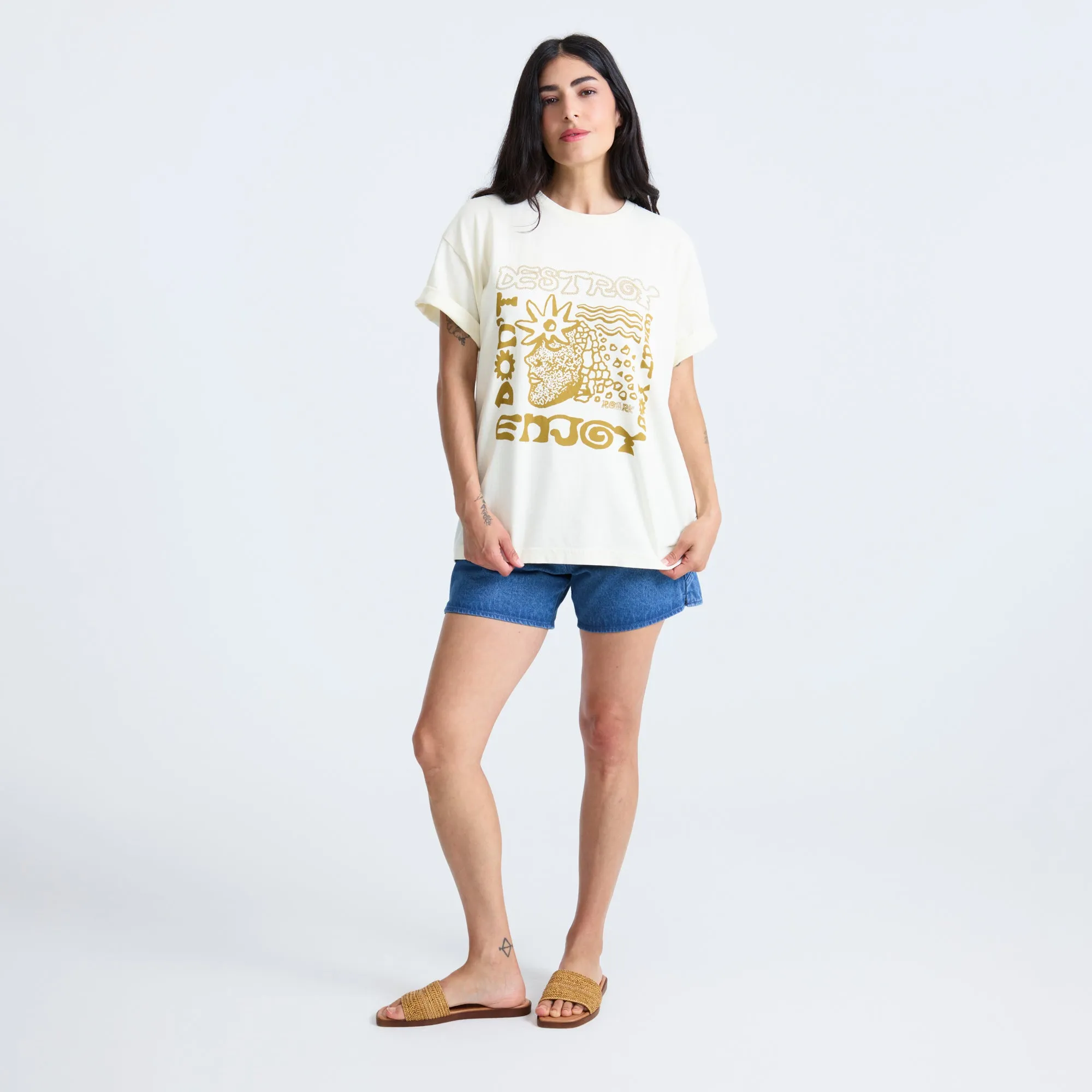 Seaweed Queen Oversized Premium Tee - Bone sold by Roark product image thumbnail 2