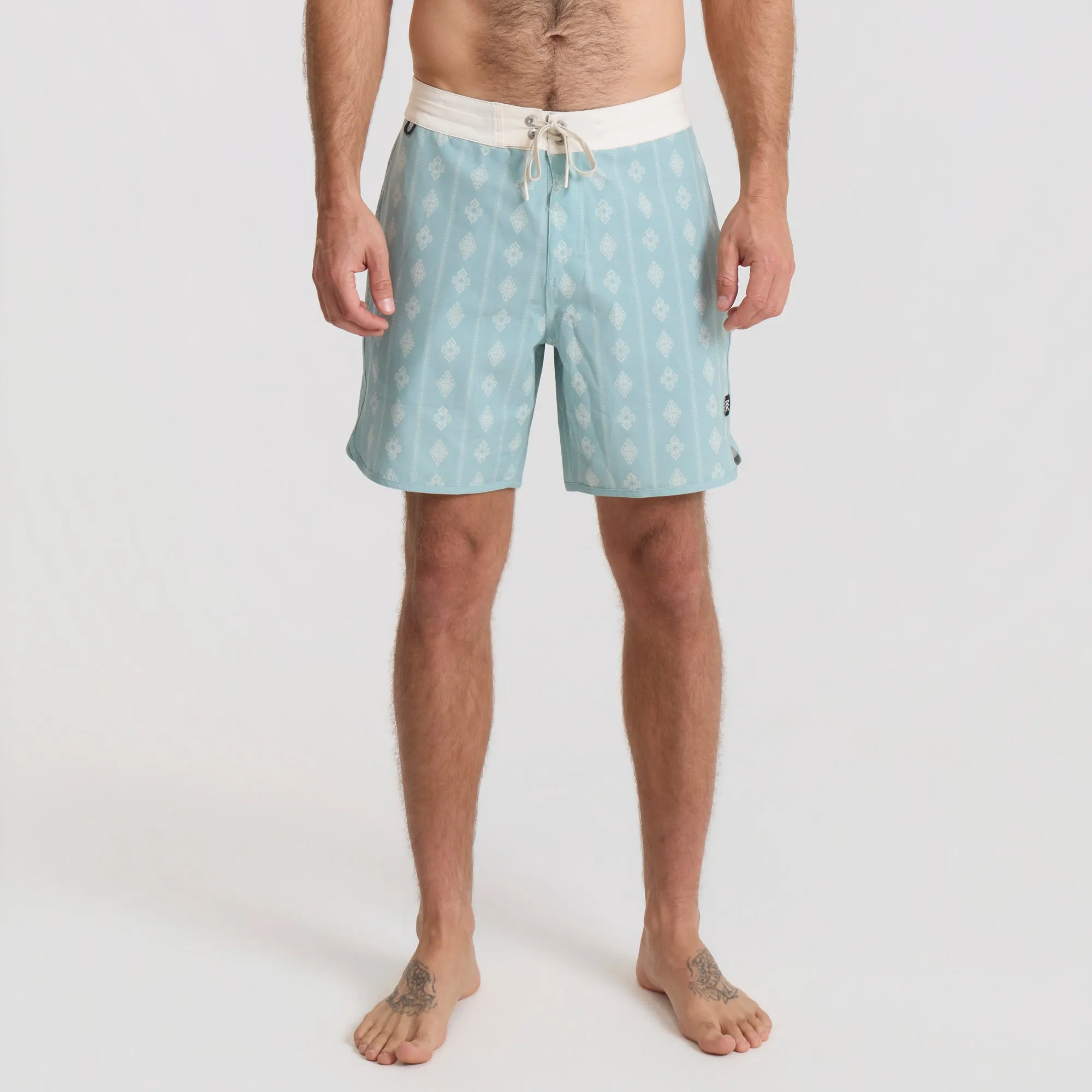 Chiller Scallop 17" Boardshorts - Hazy Blue sold by Roark product image thumbnail 2