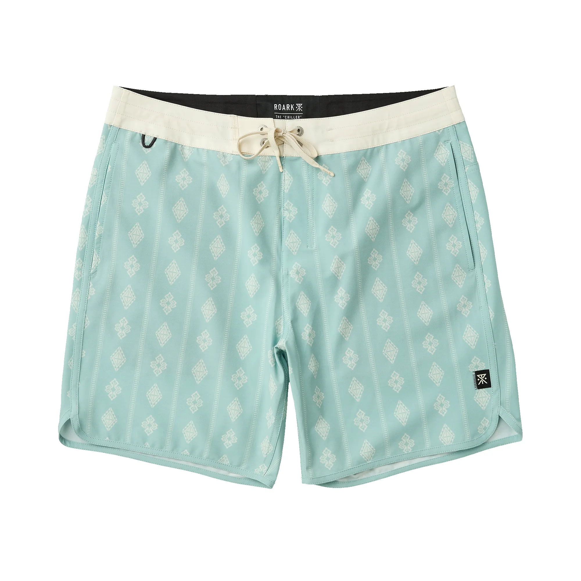 Chiller Scallop 17" Boardshorts - Hazy Blue sold by Roark