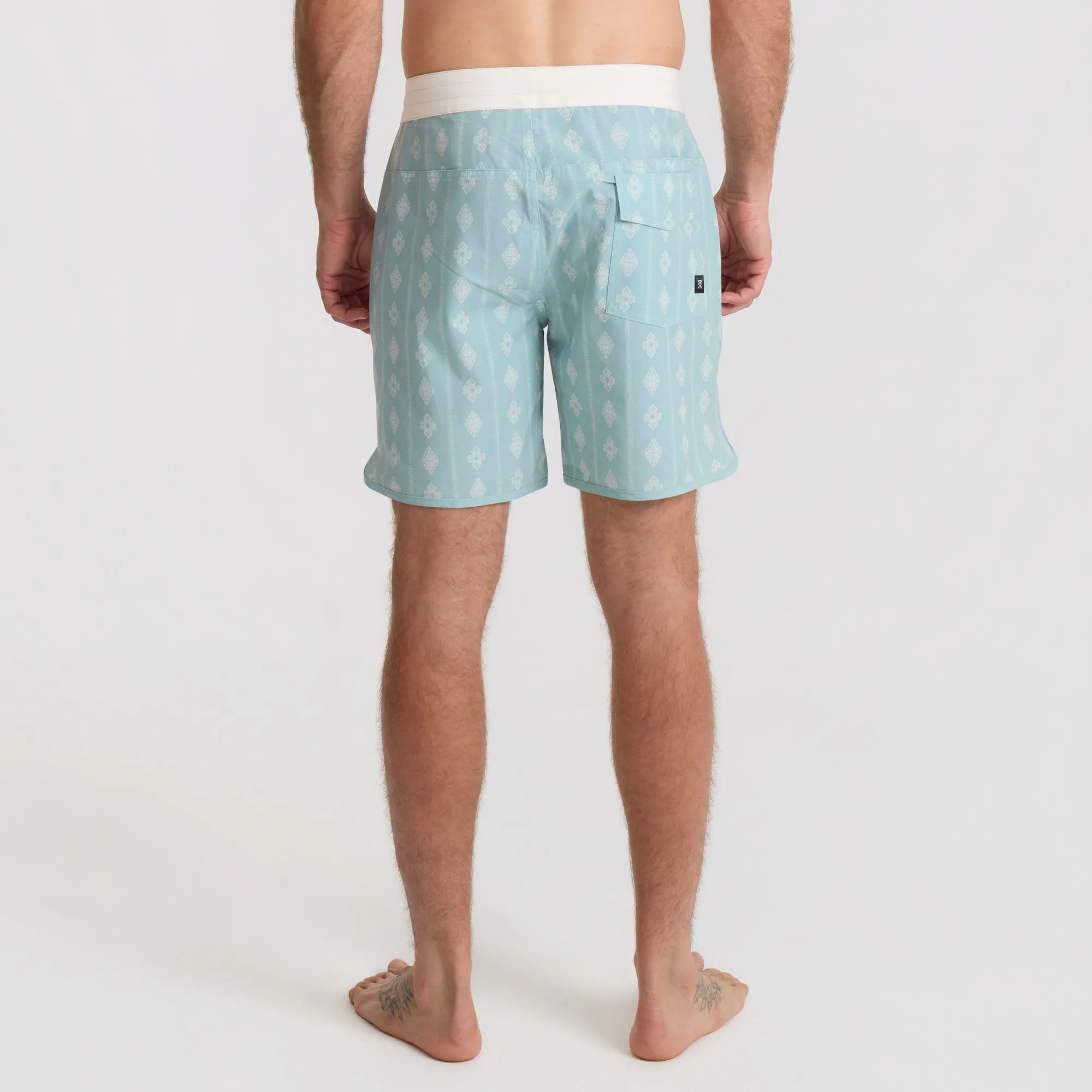 Chiller Scallop 17" Boardshorts - Hazy Blue sold by Roark product image thumbnail 3