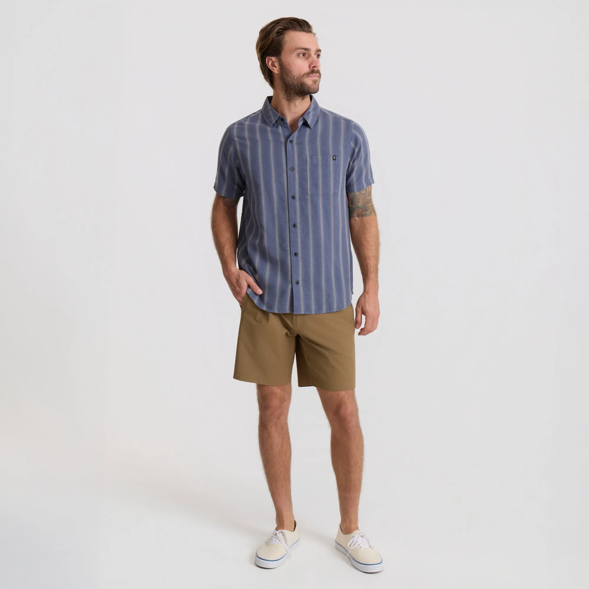 Crosswinds Button Up Shirt Button Up Shirt - Neptune sold by Roark product image thumbnail 4