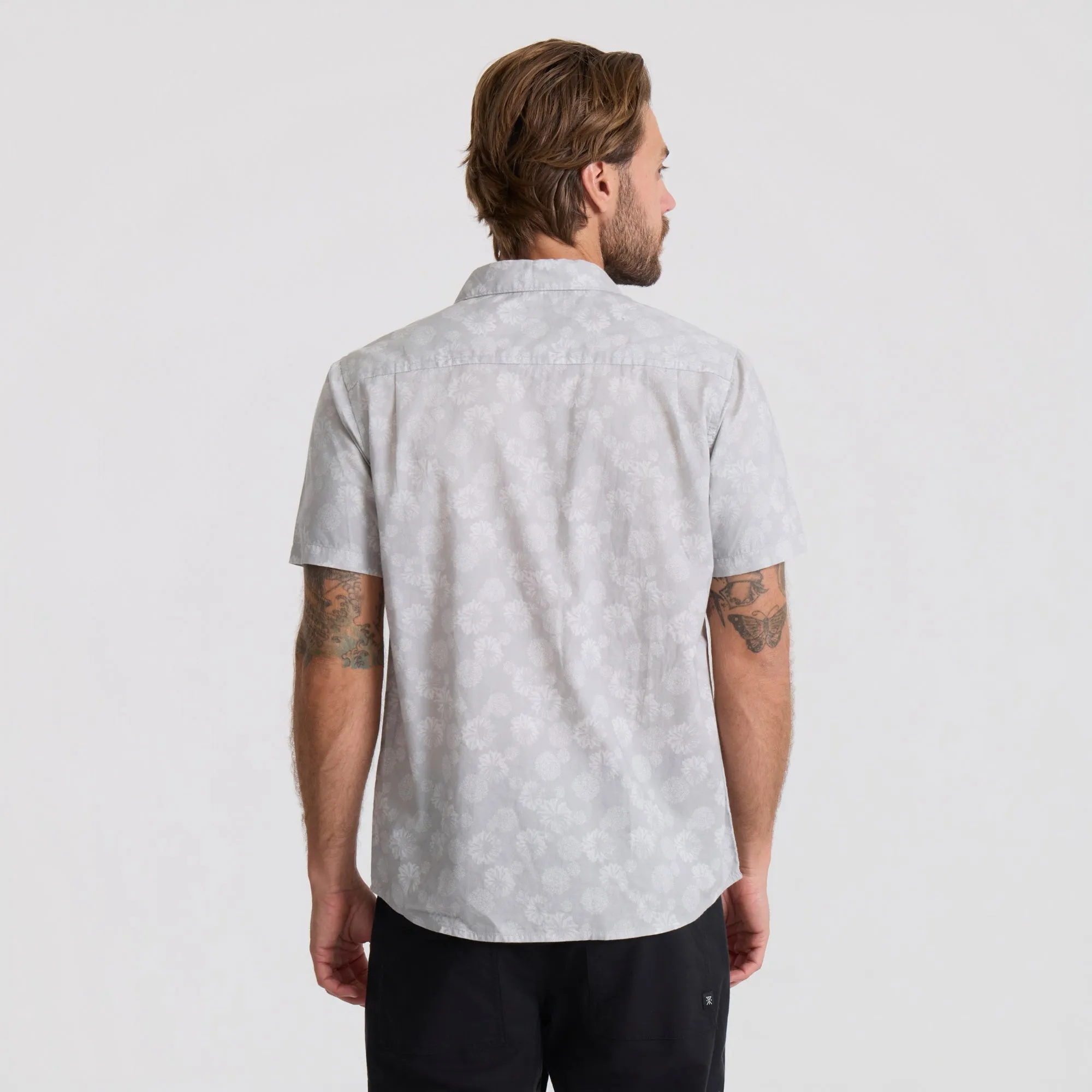 Journey Short Sleeve Button Up Shirt - Grey sold by Roark product image thumbnail 3