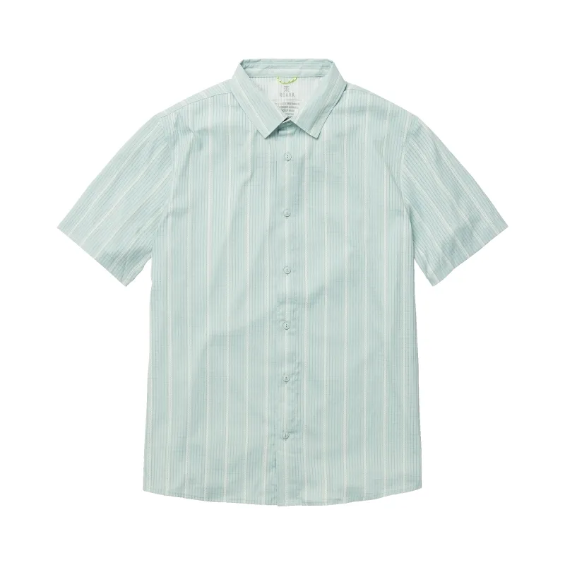 Bless Up Breathable Stretch Shirt - Hazy Blue made by Roark