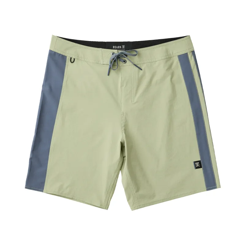 Passage Panel Boardshorts - Sage made by Roark