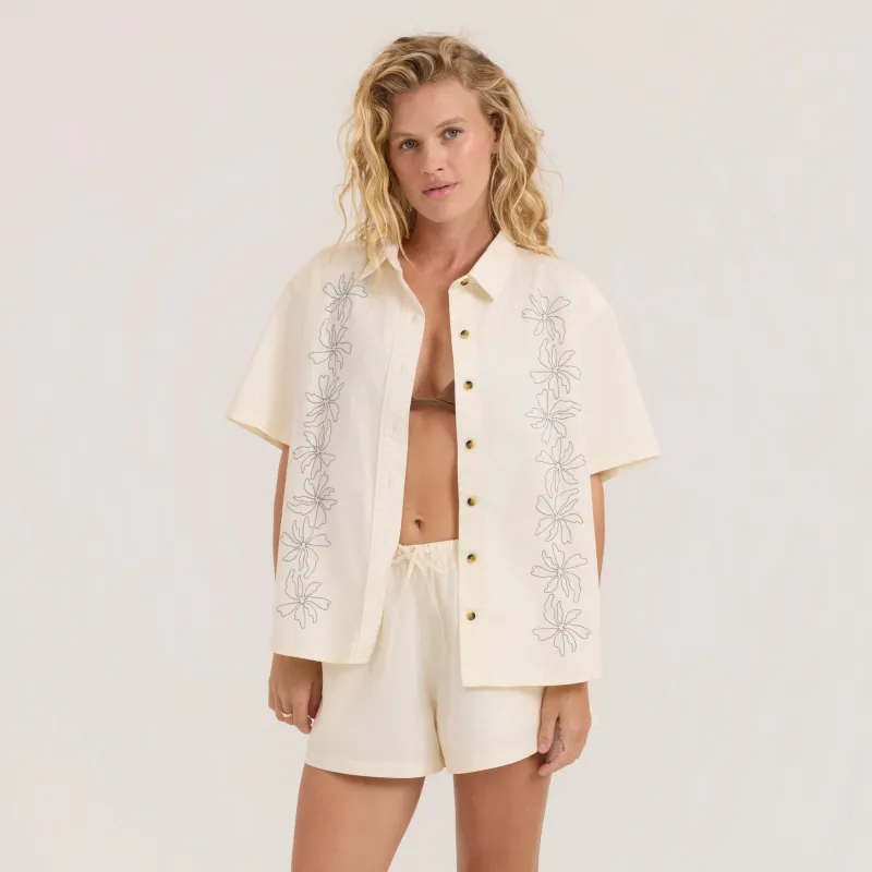 Costa Button Up Shirt - Bone made by Roark