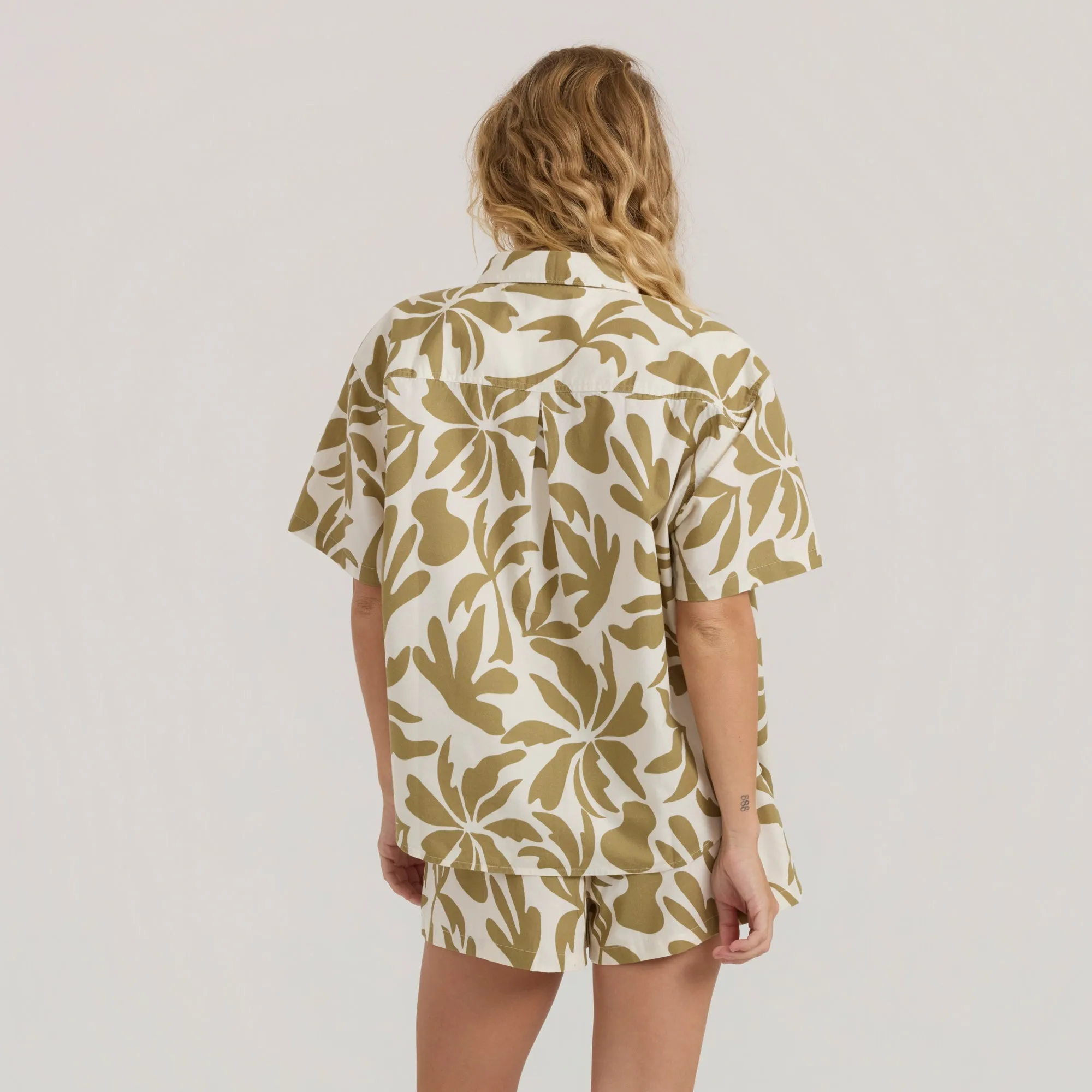 Costa Button Up Shirt - Dusty Olive sold by Roark product image thumbnail 3