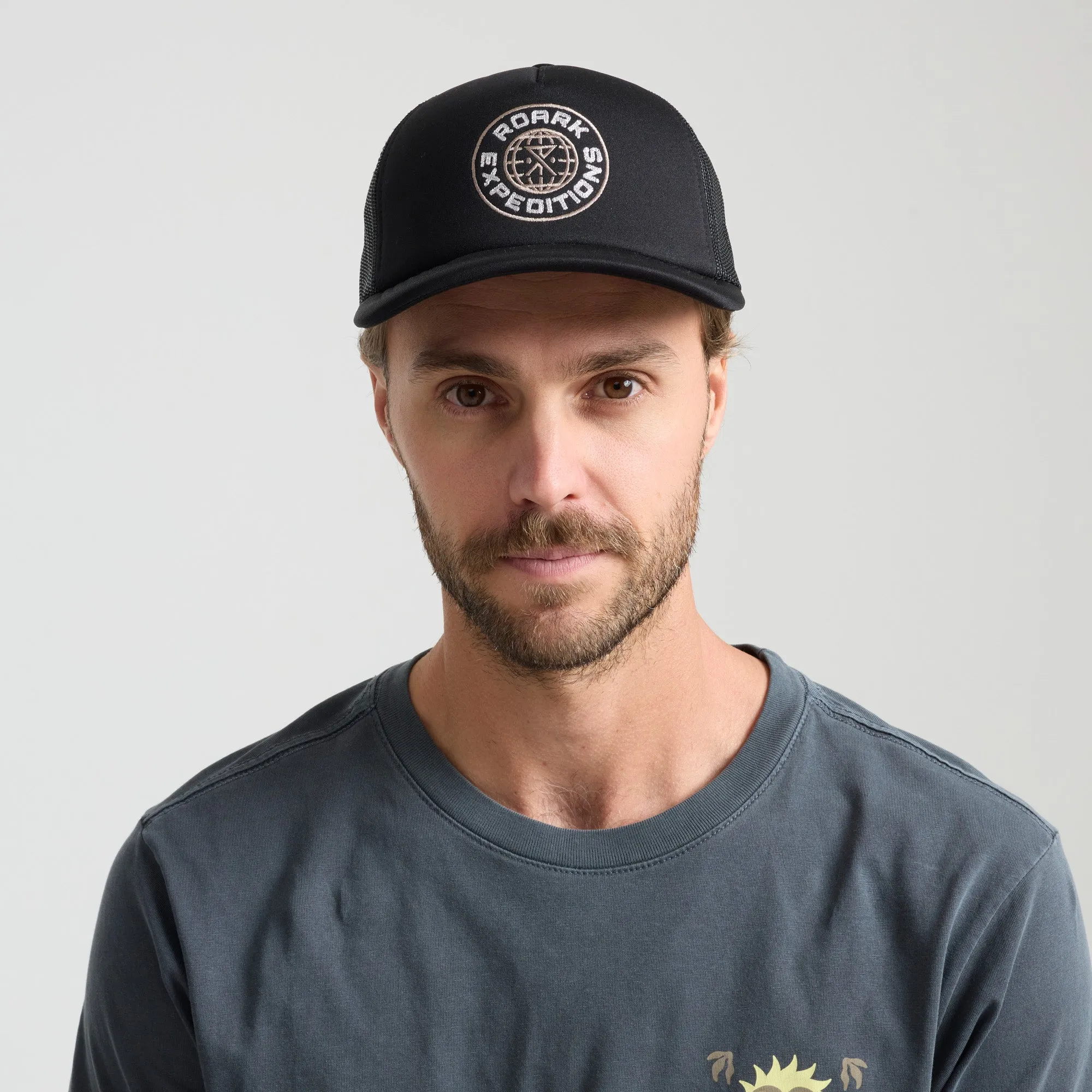 Foam Trucker Global Snapback Hat - Black sold by Roark product image thumbnail 2