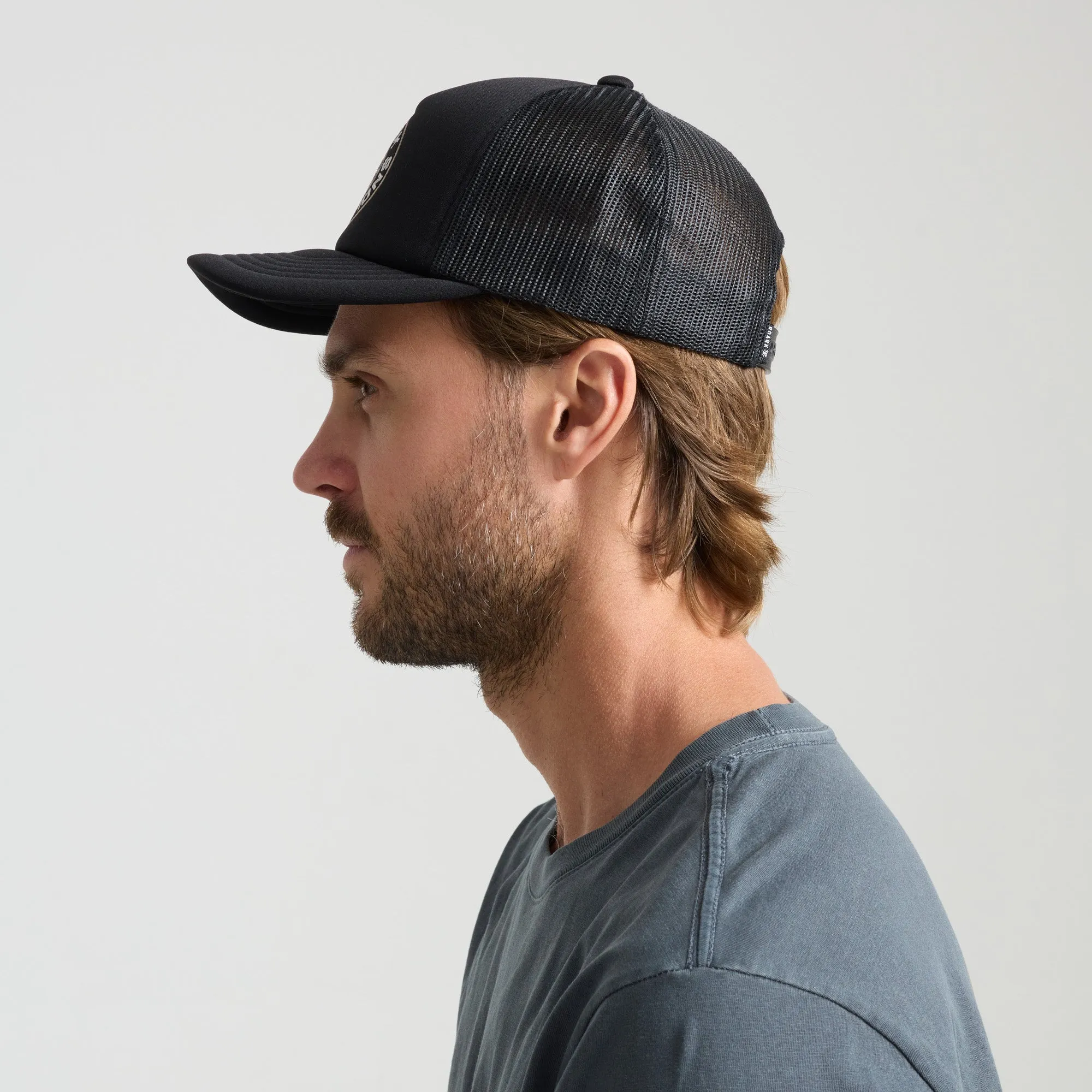 Foam Trucker Global Snapback Hat - Black sold by Roark product image thumbnail 3