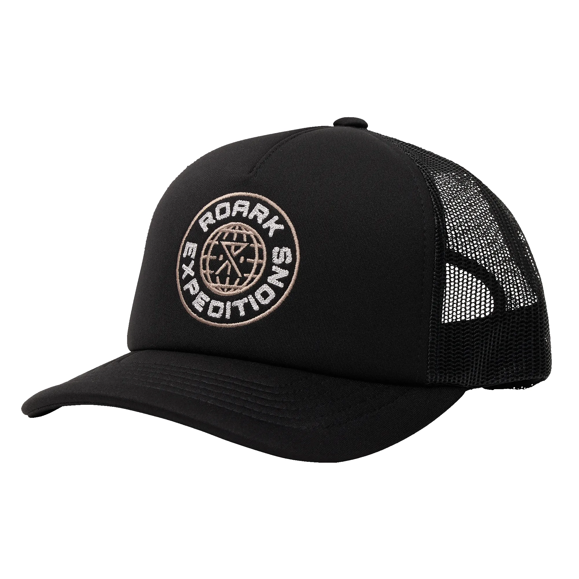 Foam Trucker Global Snapback Hat - Black sold by Roark product image thumbnail 4