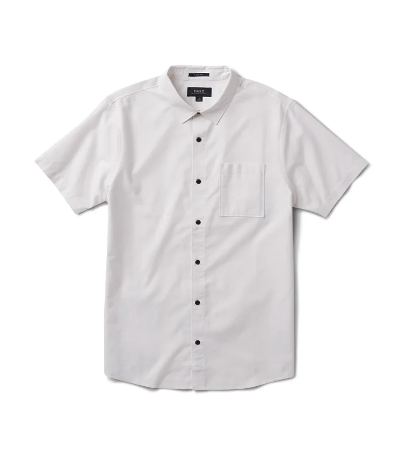 Well Worn Short Sleeve Button Up Shirt - White sold by Roark