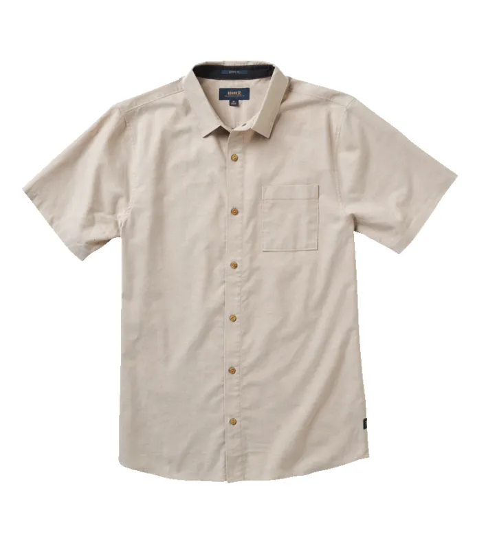 Well Worn Short Sleeve Button Up Shirt - Khaki made by Roark