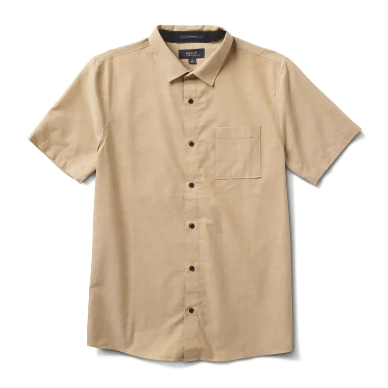 Well Worn Short Sleeve Button Up Shirt - Golden made by Roark
