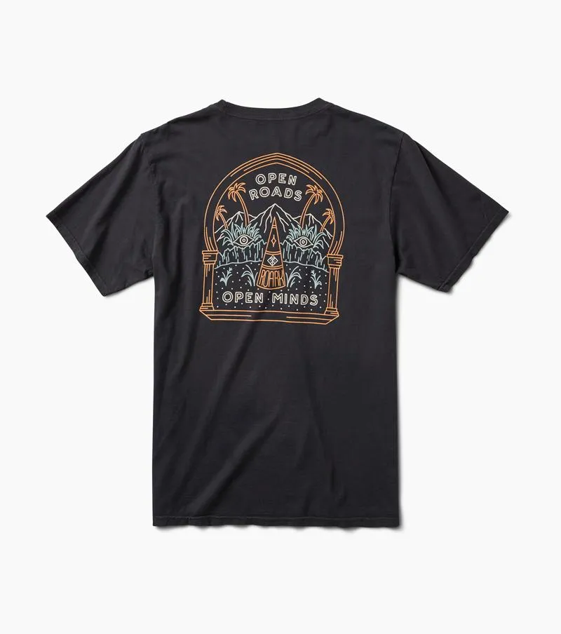 Open Roads Premium Tee - Black sold by Roark