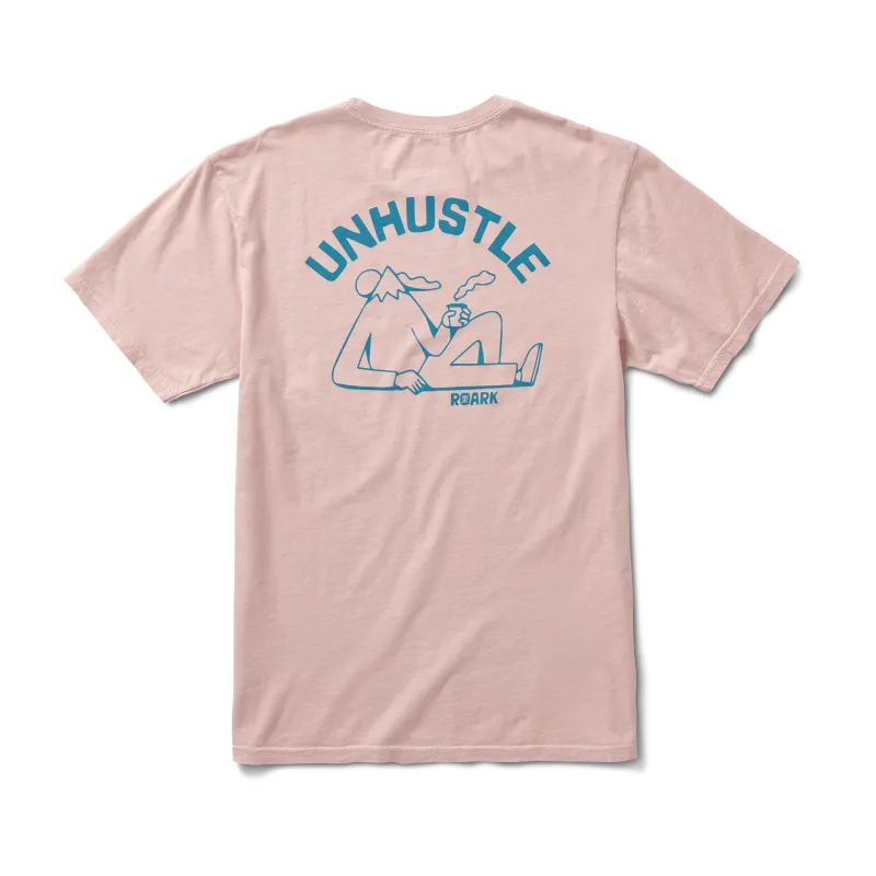 Mount Unhustle Premium Tee - Dusty Pink made by Roark