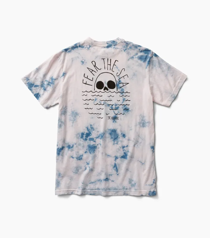 Fear The Sea Tie Dye Premium Tee - Dusty Pink made by Roark