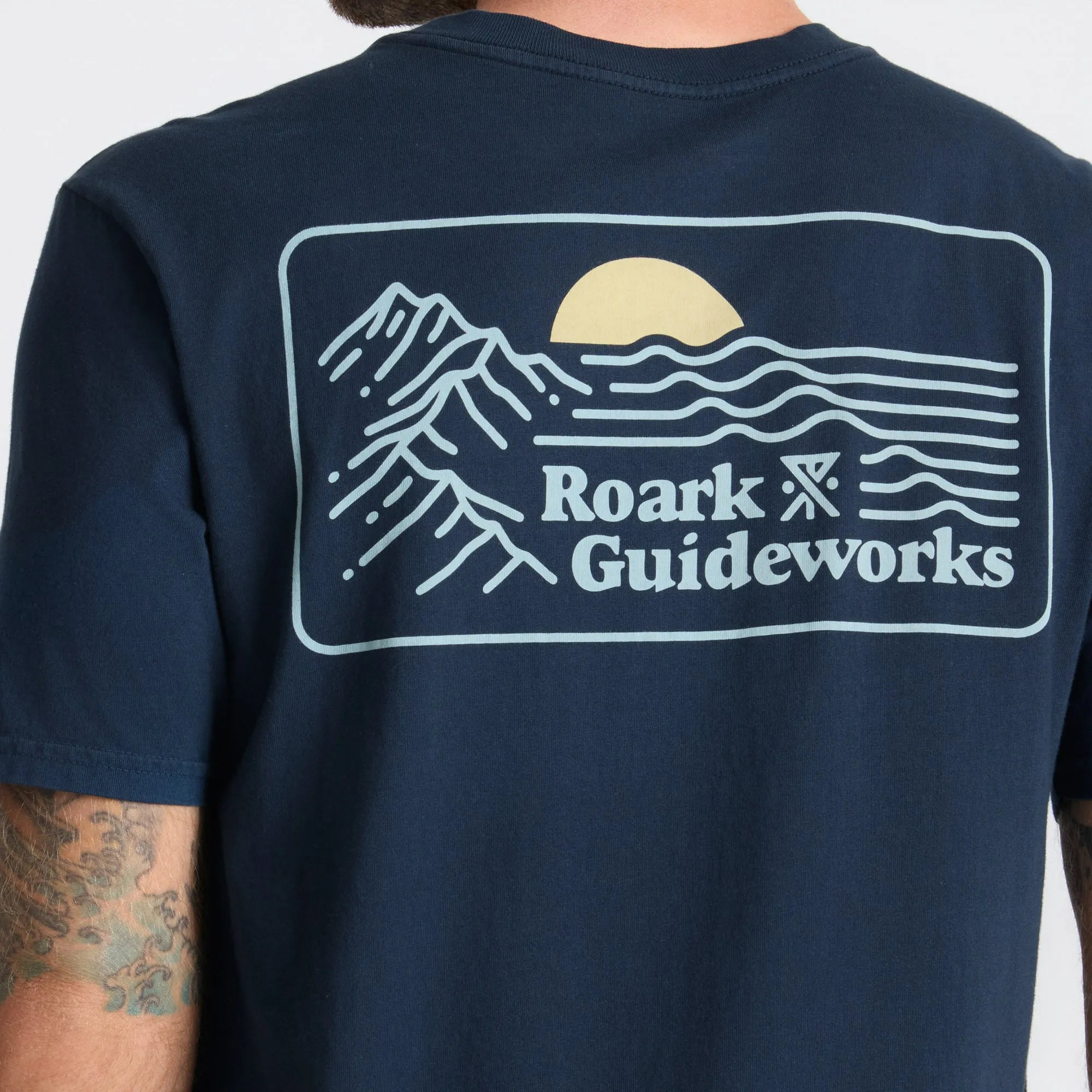 Earth & Sea Premium Tee - Navy sold by Roark product image thumbnail 5