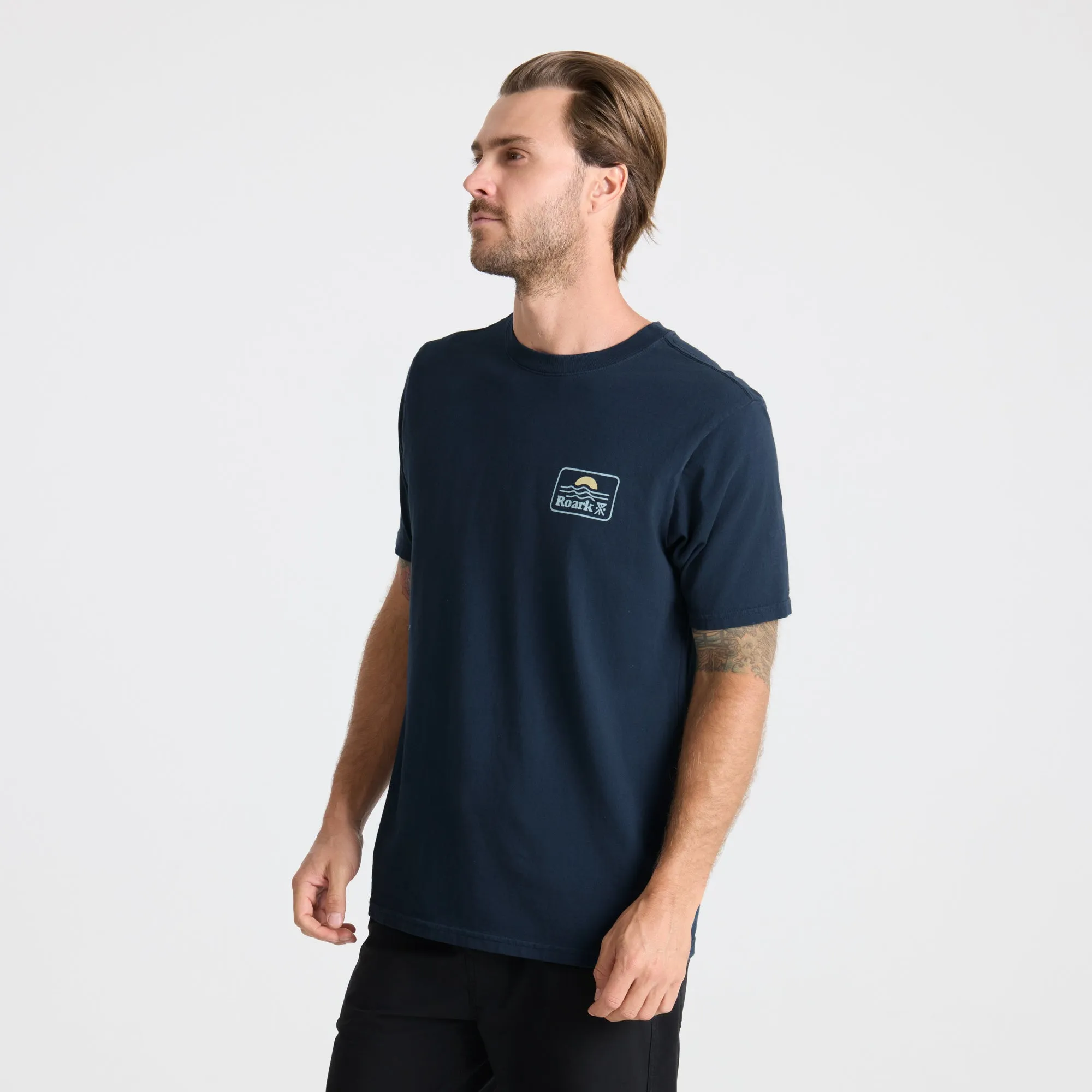 Earth & Sea Premium Tee - Navy sold by Roark product image thumbnail 3