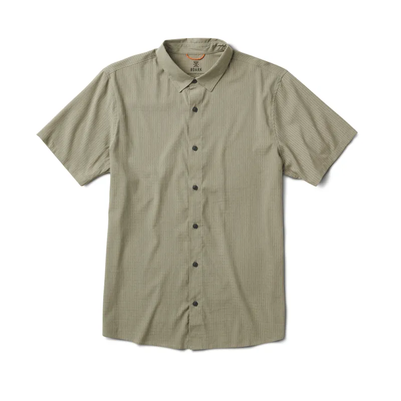 Bless Up Breathable Stretch Shirt - Sage made by Roark