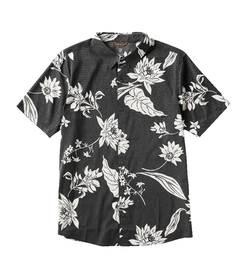 Bless Up Breathable Stretch Shirt - Black/white sold by Roark