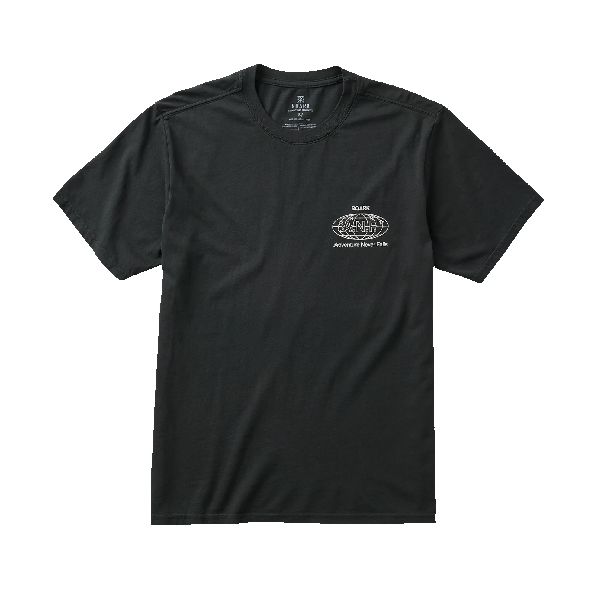 ANF Premium Tee - Washed Black sold by Roark product image thumbnail 5