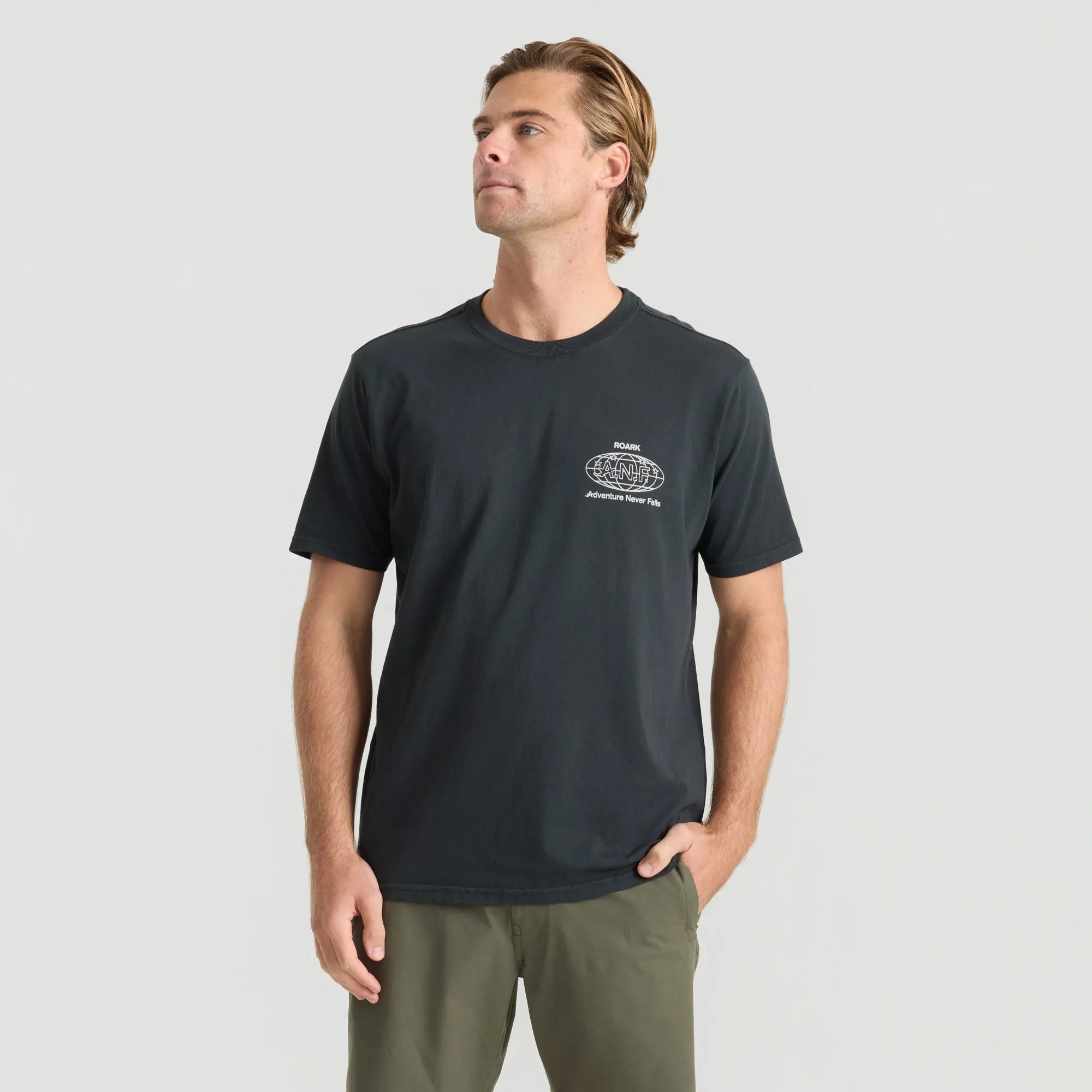 ANF Premium Tee - Washed Black sold by Roark product image thumbnail 2