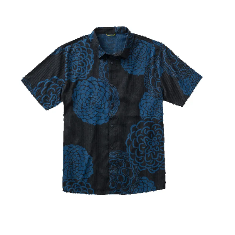 Bless Up Breathable Stretch Shirt - Dark Navy made by Roark