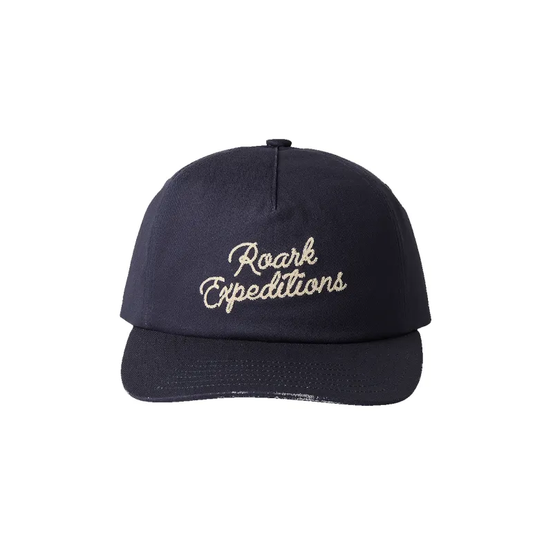 Venture Expeditions Snapback Hat - Navy made by Roark