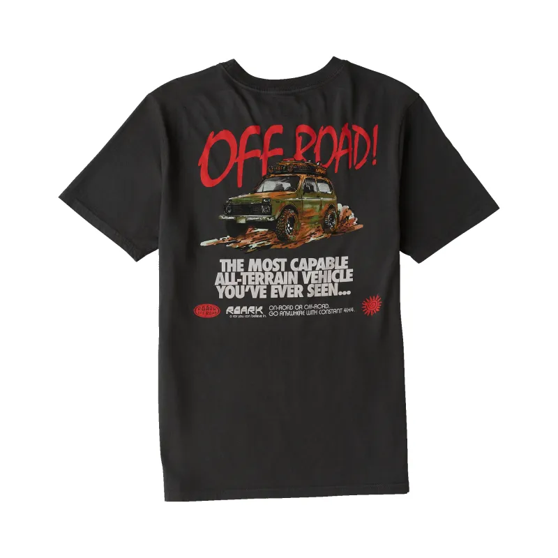 Off Road Premium Tee - Onyx made by Roark