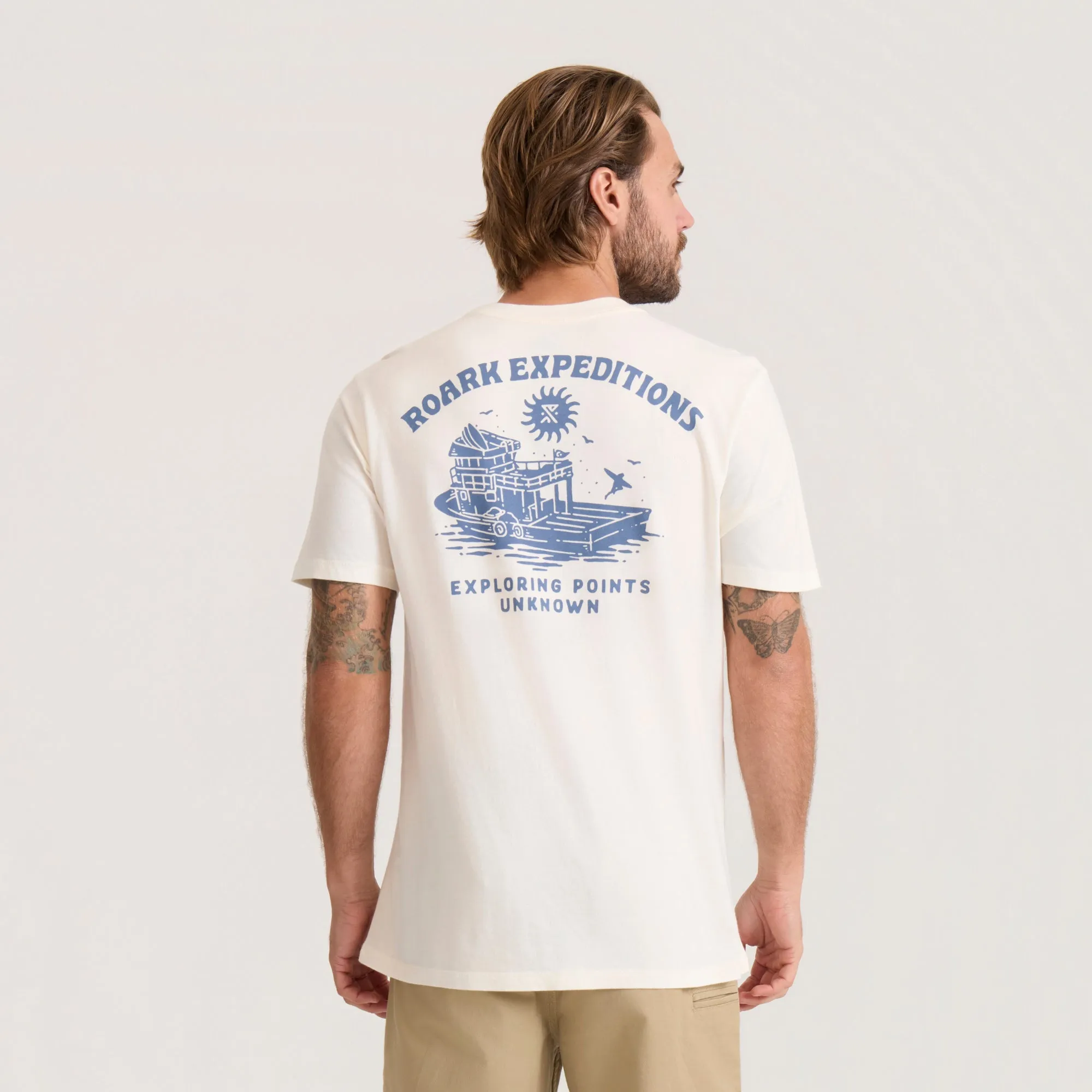Points Unknown Premium Tee - Off White sold by Roark product image thumbnail 4