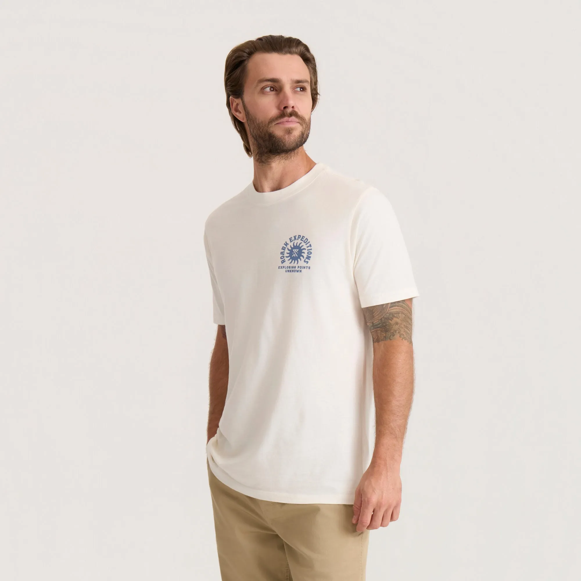 Points Unknown Premium Tee - Off White sold by Roark product image thumbnail 3
