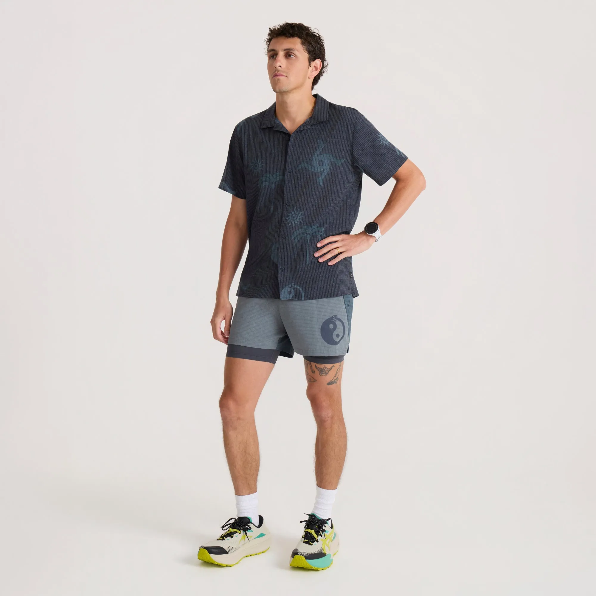 Bless Up Trail Button Up Shirt - Ebony sold by Roark product image thumbnail 5
