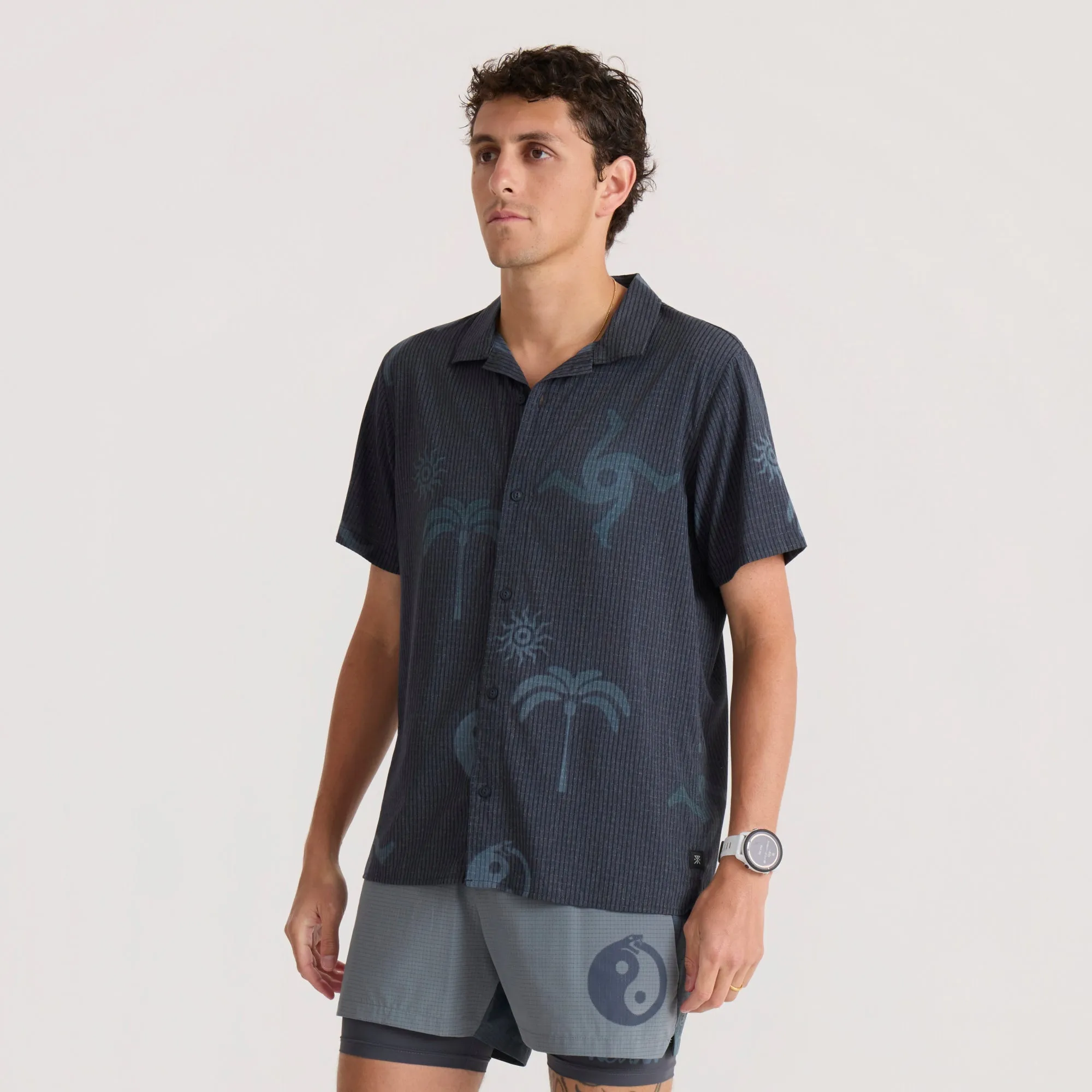 Bless Up Trail Button Up Shirt - Ebony sold by Roark product image thumbnail 4