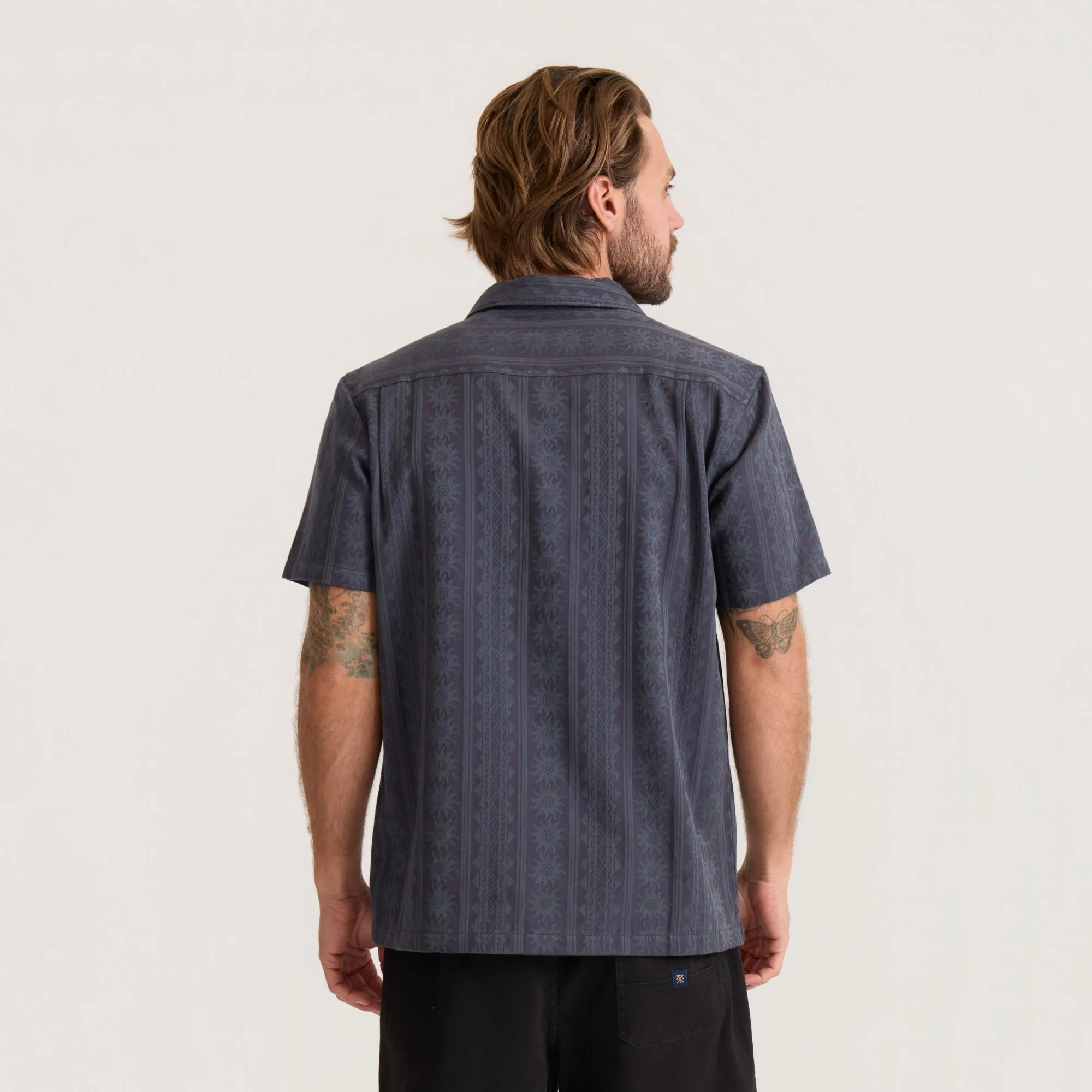 Gonzo Short Sleeve Button Up Shirt - Ebony sold by Roark product image thumbnail 3