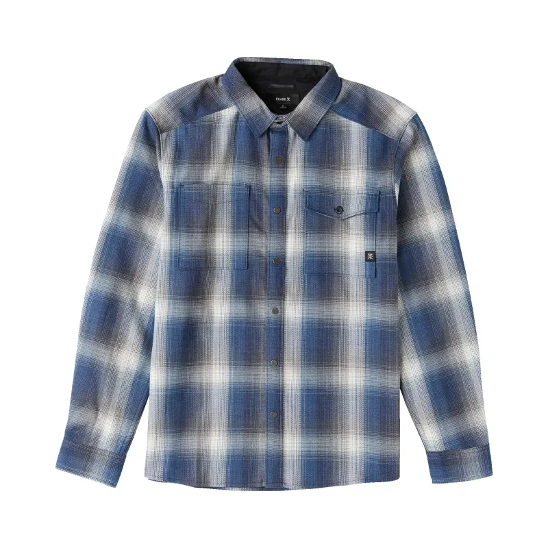Diablo Long Sleeve Flannel - Slate made by Roark