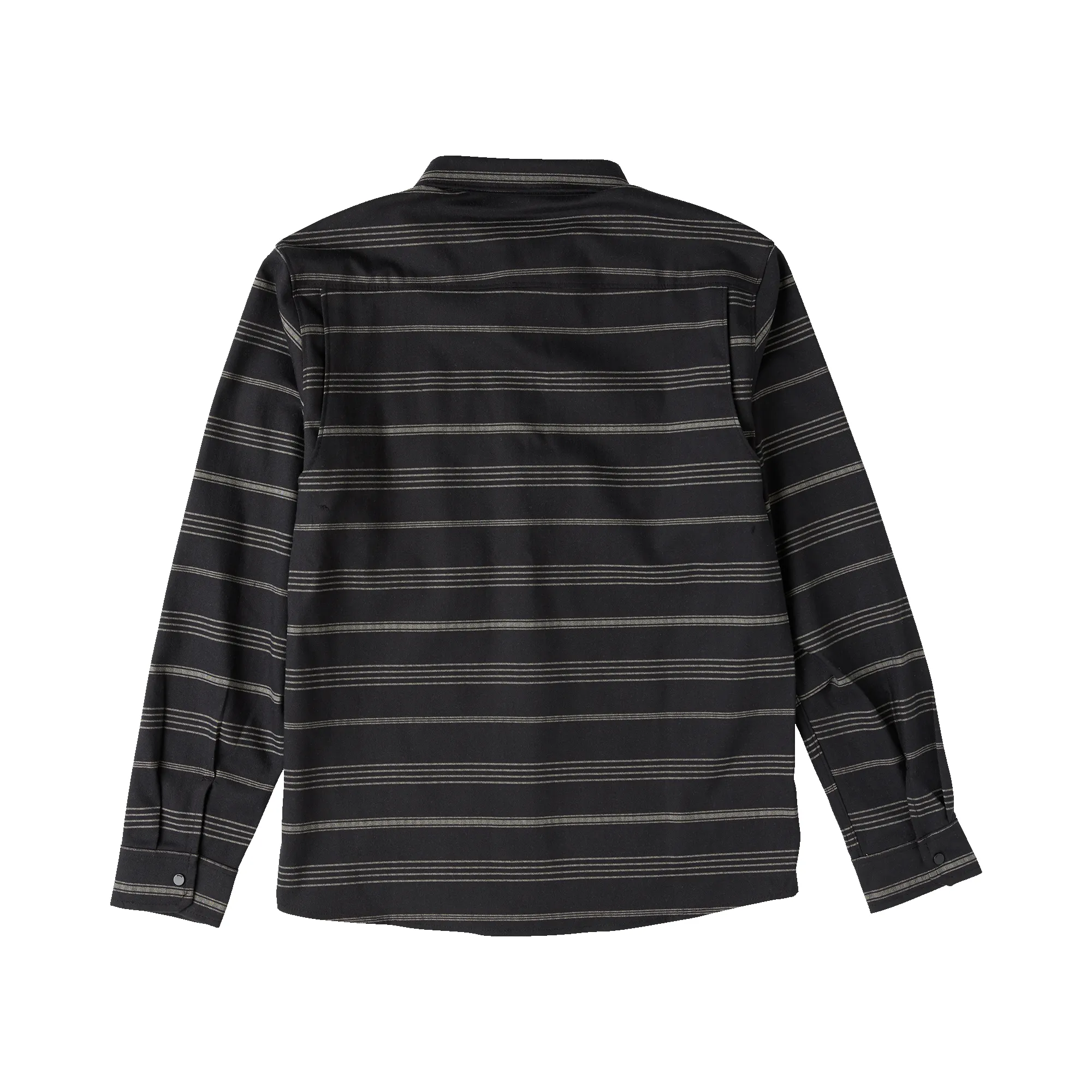 Diablo Long Sleeve Flannel - Black Stripes sold by Roark product image thumbnail 5