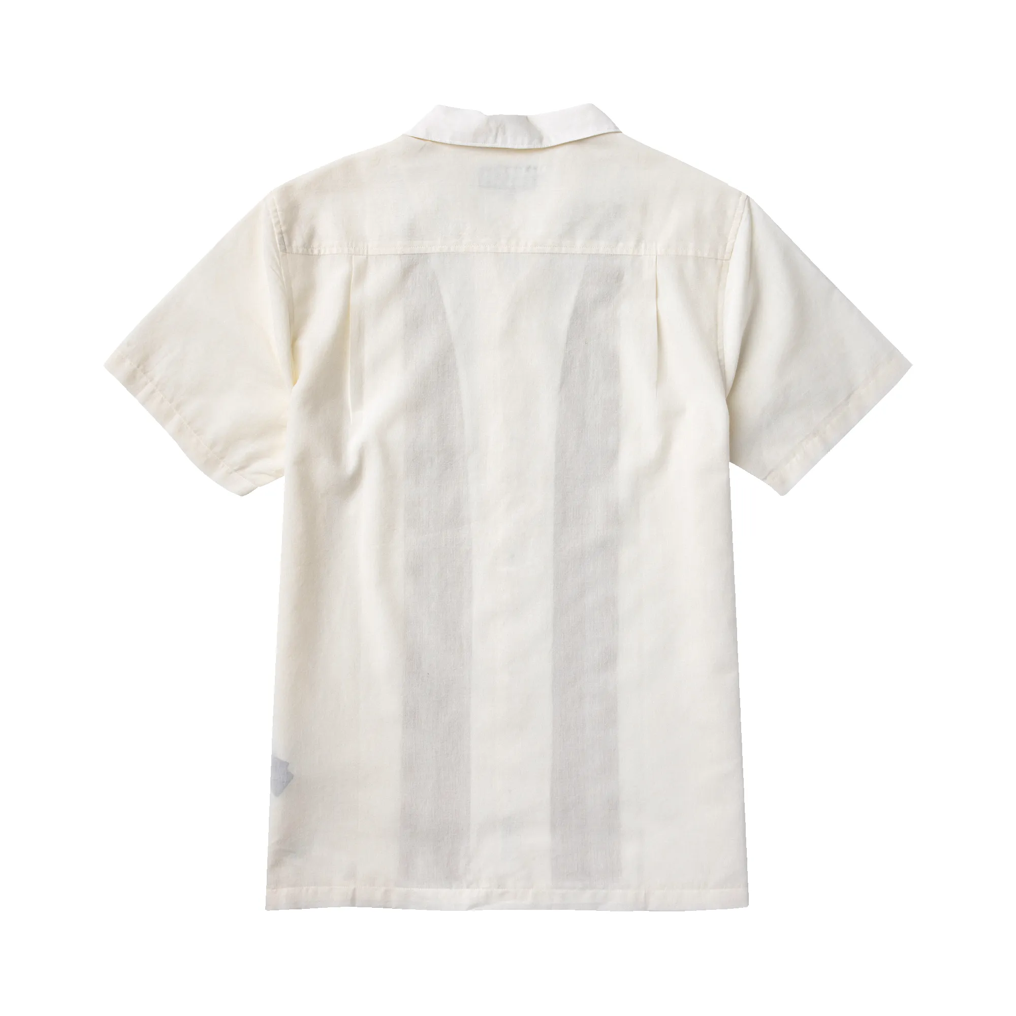 Gonzo Short Sleeve Button Up Shirt - Unbleached Embroidery sold by Roark product image thumbnail 5